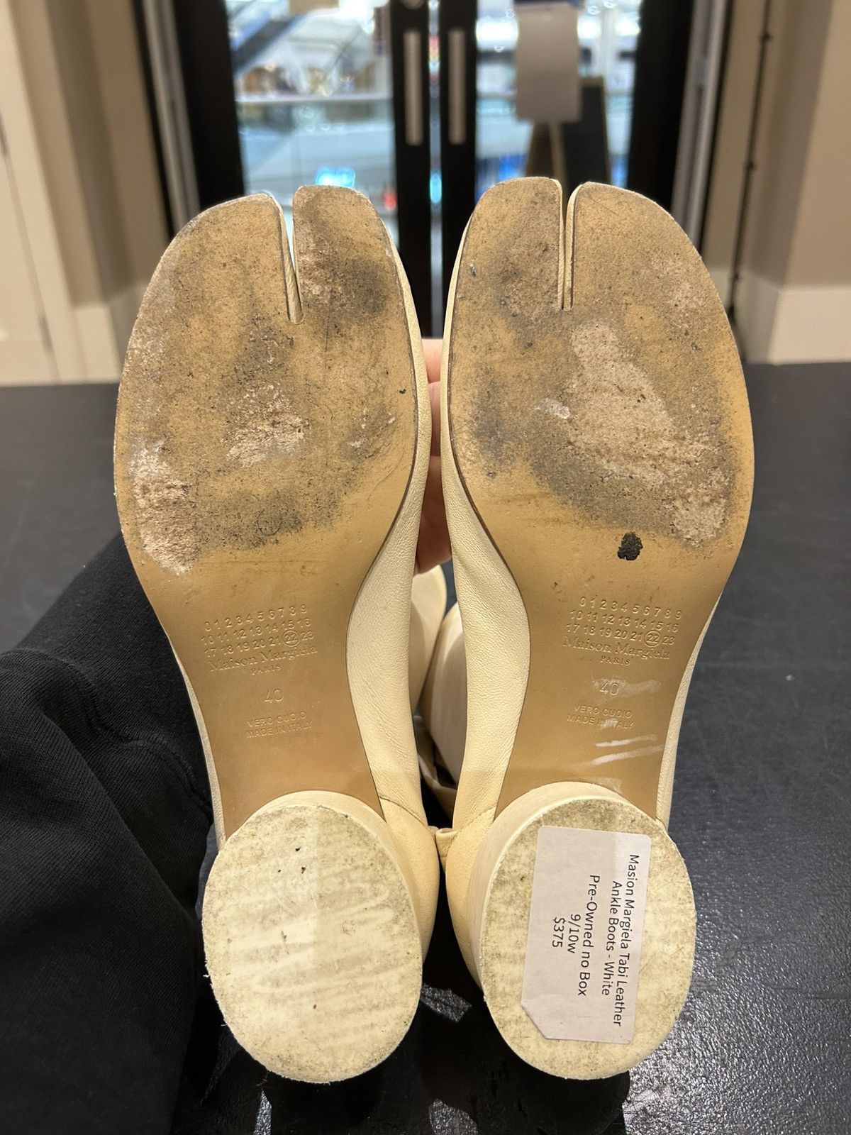 Maison Margiela Maison Margiela Tabi Leather Heels Size US 10 / IT 40 - 6 Thumbnail