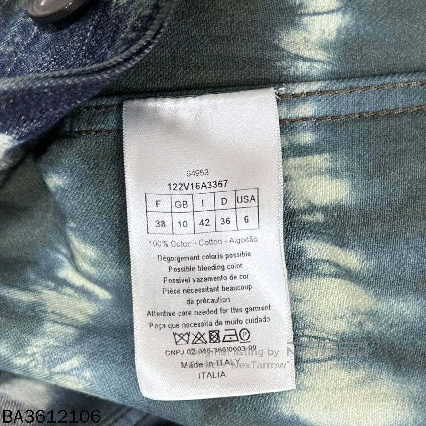 Dior Dior Denim Bee Logo Embroidered Jacket. Size S / US 4 / IT 40 - 6 Thumbnail