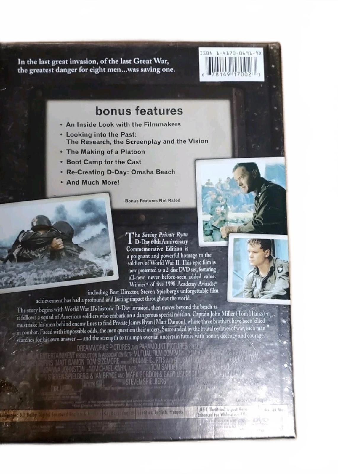 Other Saving Private Ryan DVD, Special Edition Tom Hanks Size ONE SIZE - 2 Thumbnail