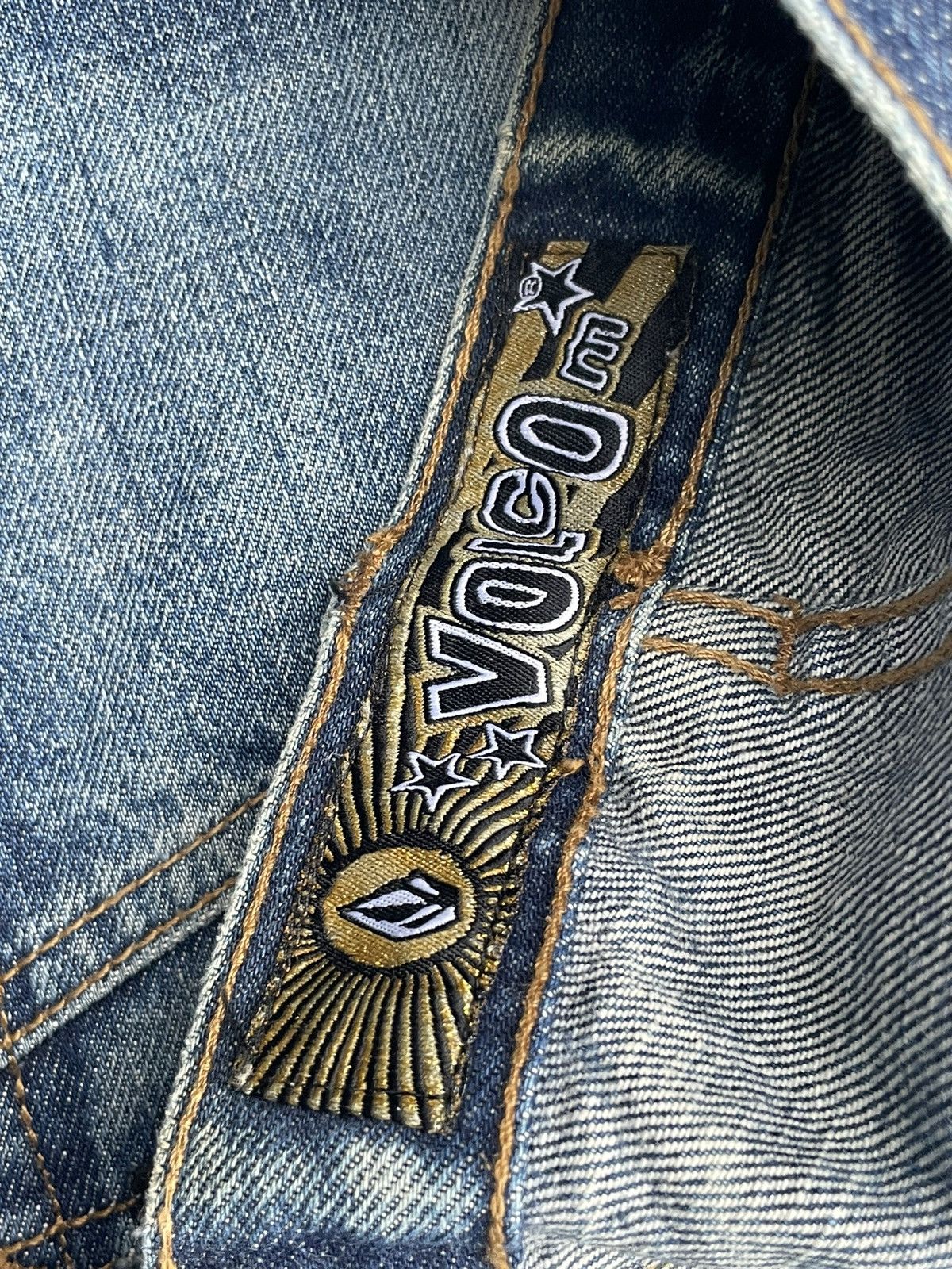 Volcom Volcom Stone Baggy Distresed Denim Size US 35 - 14 Thumbnail
