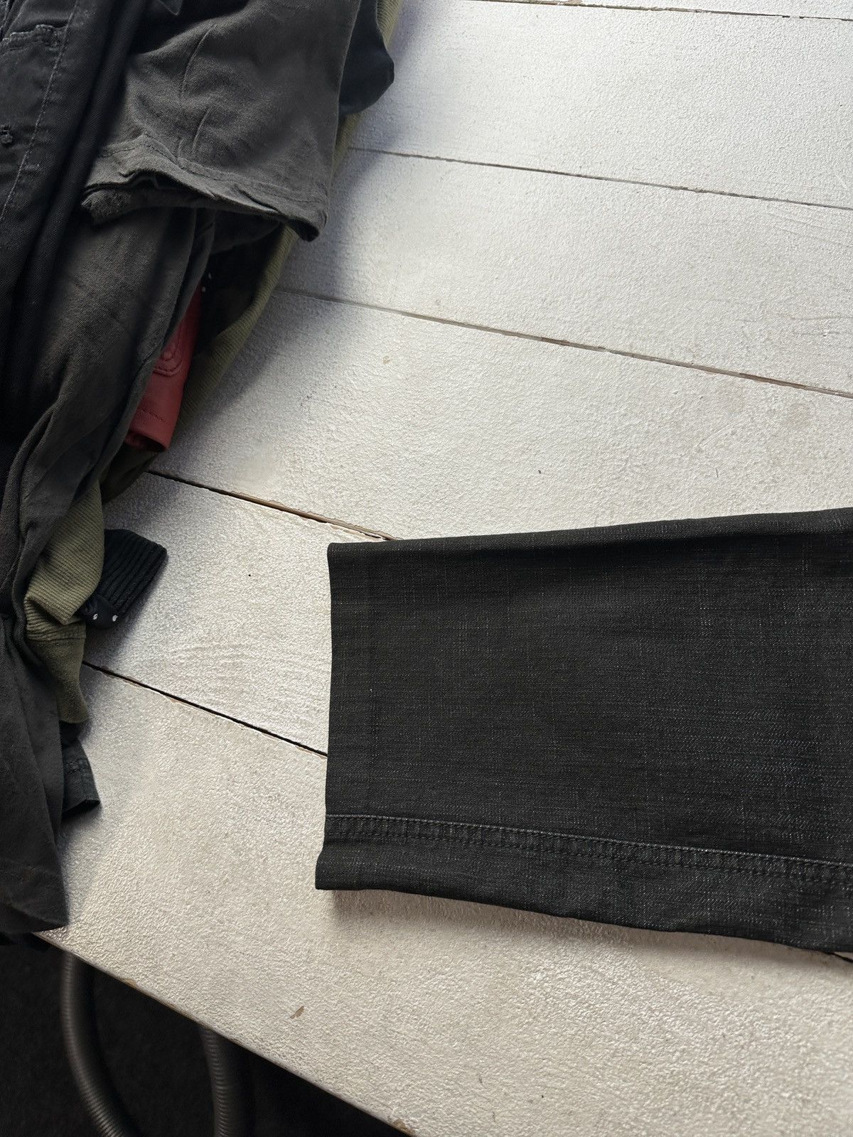 Diesel 🚨 DIESEL AVANT GARDE GOTHIC WOMEN JEANS LOGO IFSIXWASNINE Size 31" - 14 Thumbnail