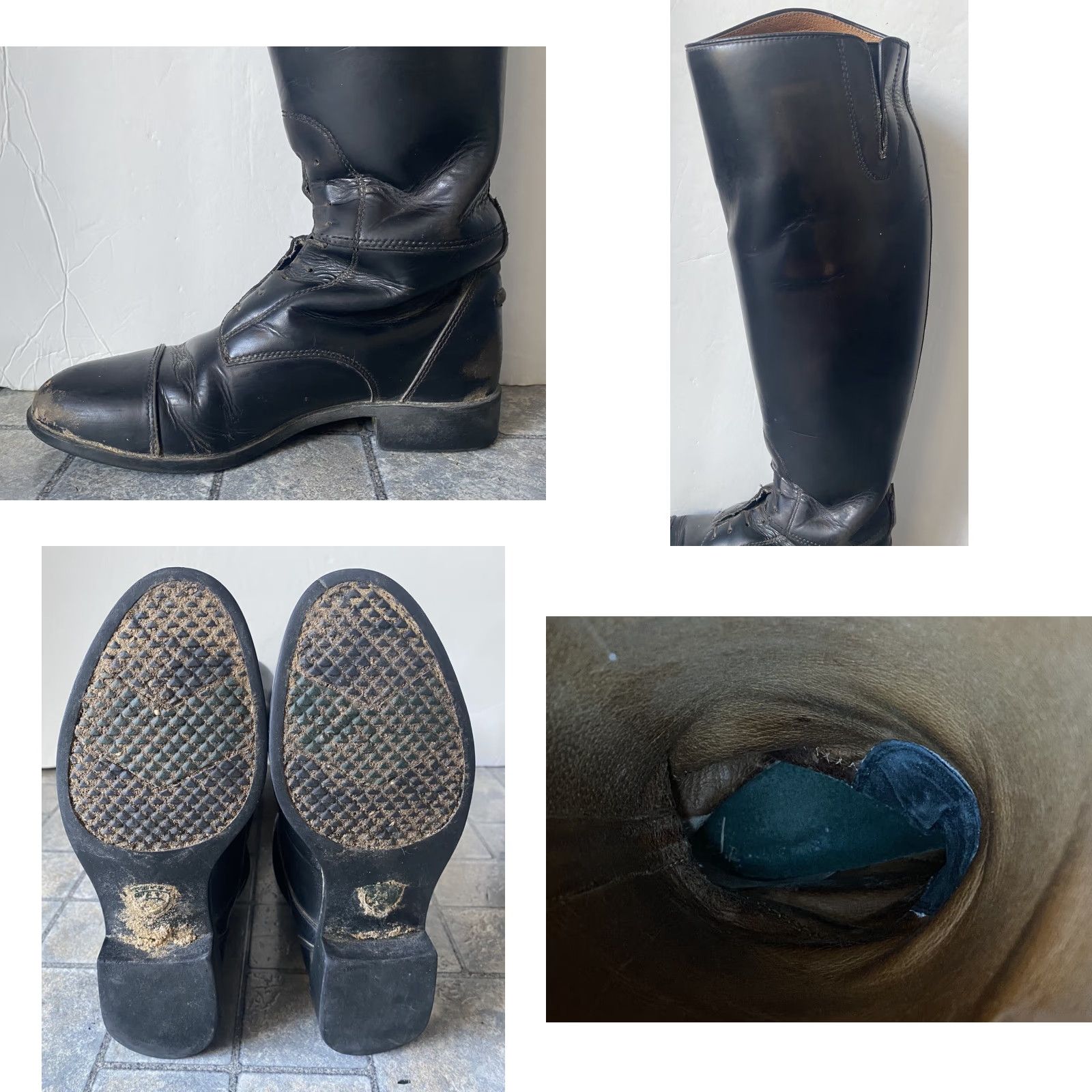 Ariat Ariat 55101 Women Leather Black Riding Boot Knee High Size 6 Boots Womens Size US 6 / IT 36 - 11 Thumbnail