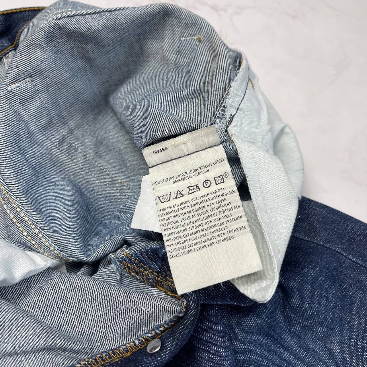 Levi's Levis Vintage Denim Jeans 501 Y2k Streetwear Bootcut Style Size 29" - 6 Thumbnail