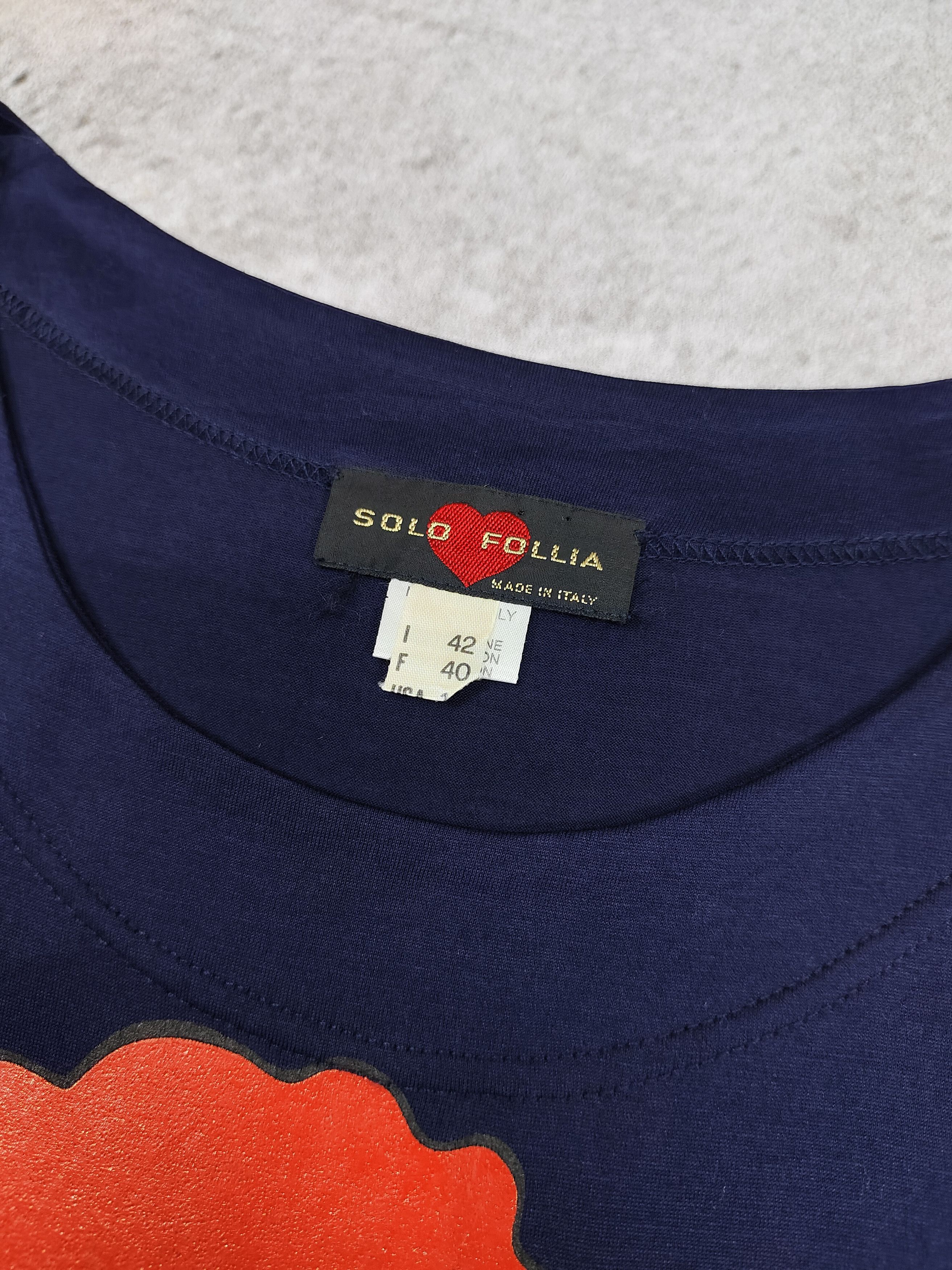 Vintage 00s Solo Follia🇮🇹 Popeye Y2K Cute Kawaii Retro Tee Size M / US 6-8 / IT 42-44 - 7 Thumbnail