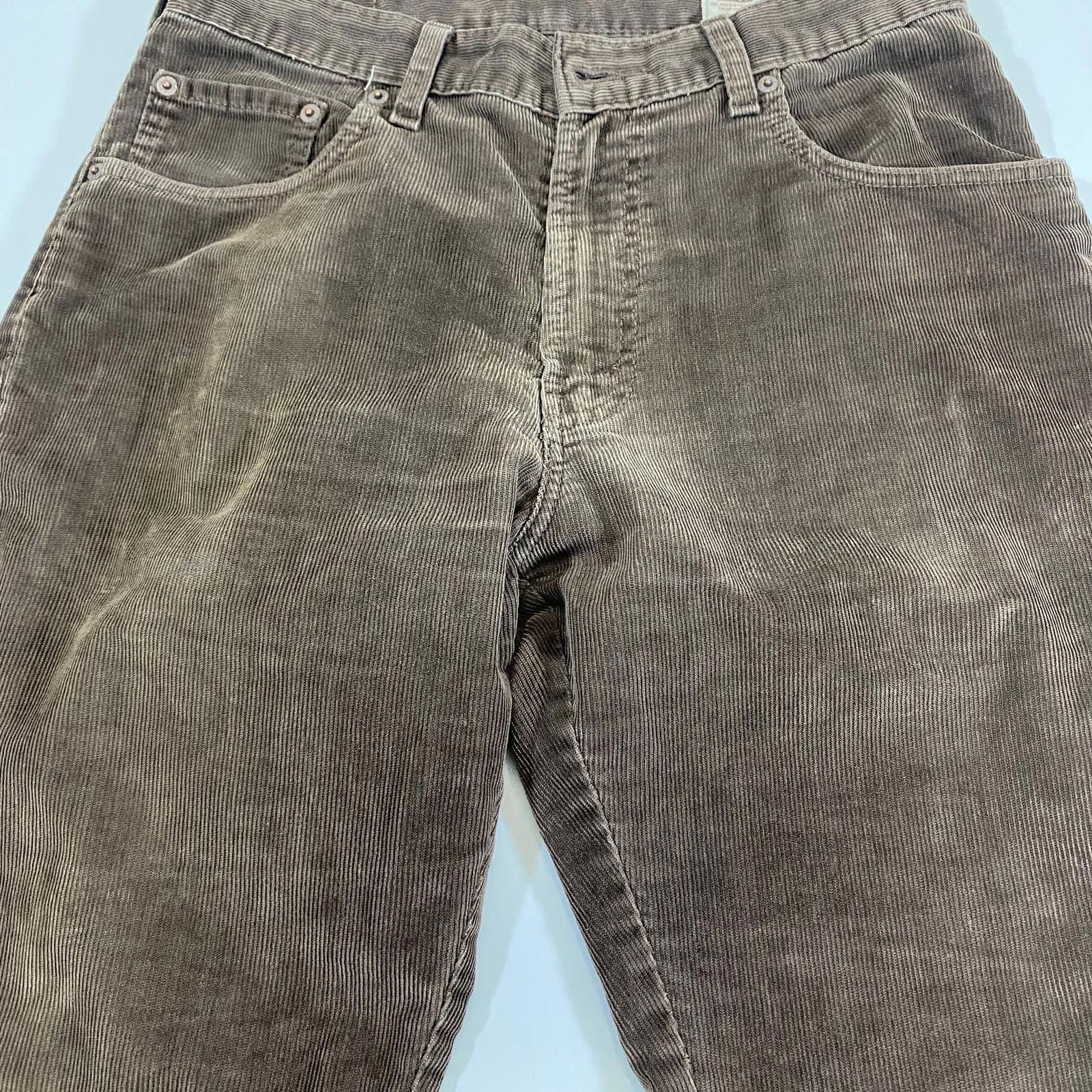 Levi's Levi's 551 Corduroy Brown Pants Size US 30 / EU 46 - 6 Thumbnail