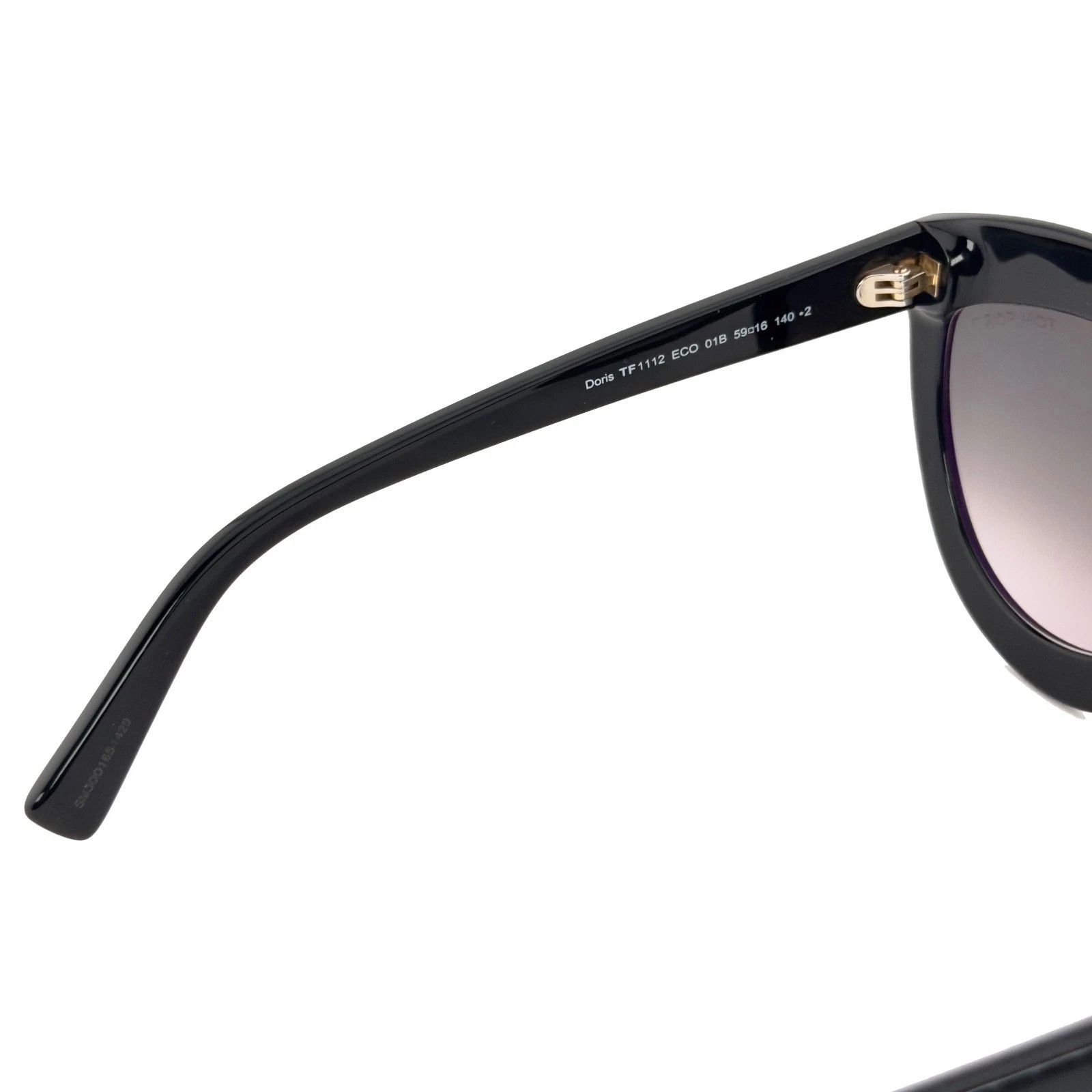 Tom Ford TOM FORD DORIS TF1112 01B Black Bold Sunglass 1112 FT1112 Size ONE SIZE - 8 Thumbnail