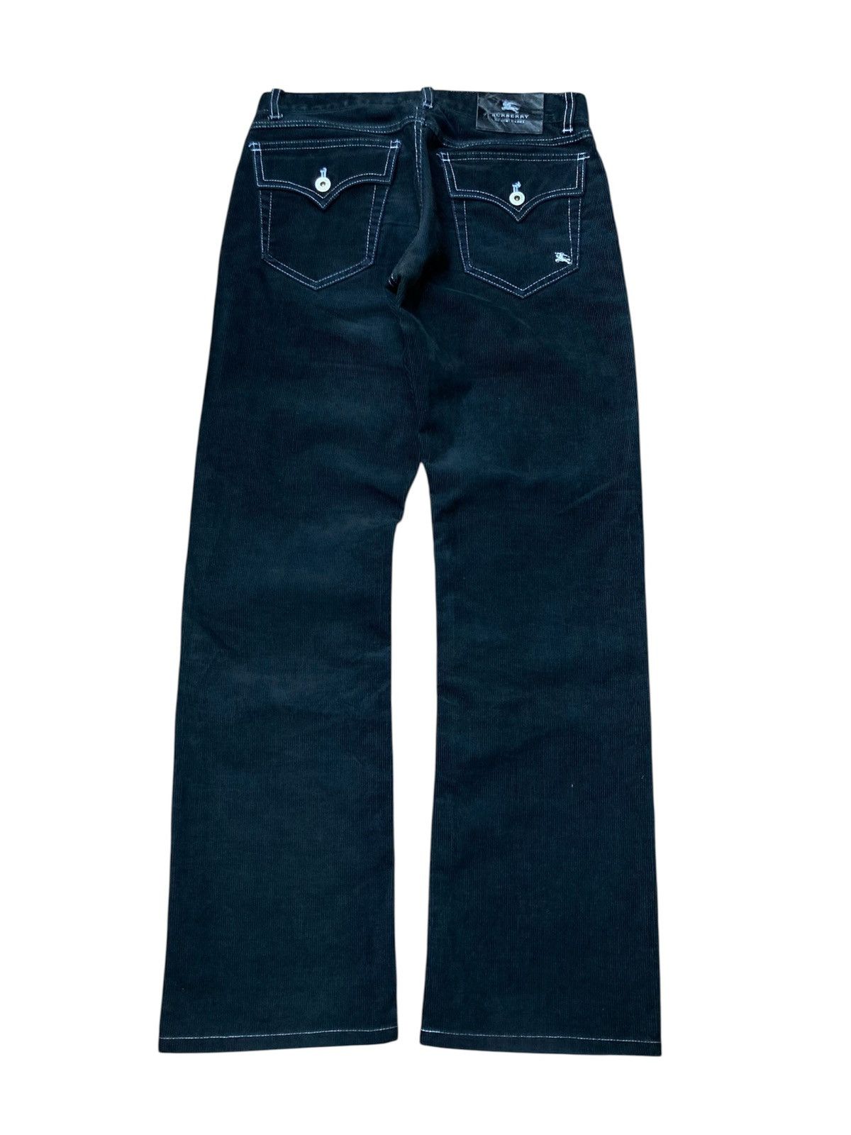 Burberry Vintage Burberry Black Label Contrast Stitch Corduroy Pants Size US 28 / EU 44 - 1 Thumbnail