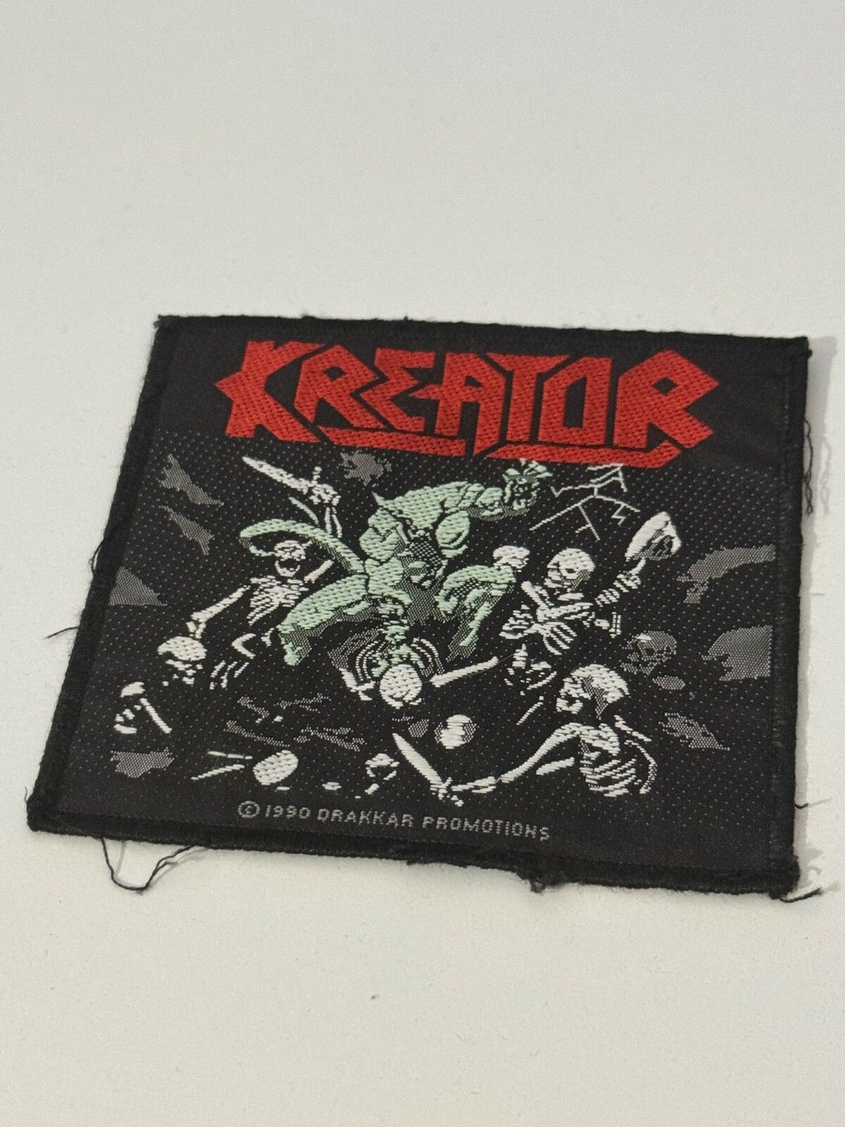 Band Tees Vintage 1990 Kreator Metal Band Small Patch Memorabilia New Size ONE SIZE - 2 Thumbnail