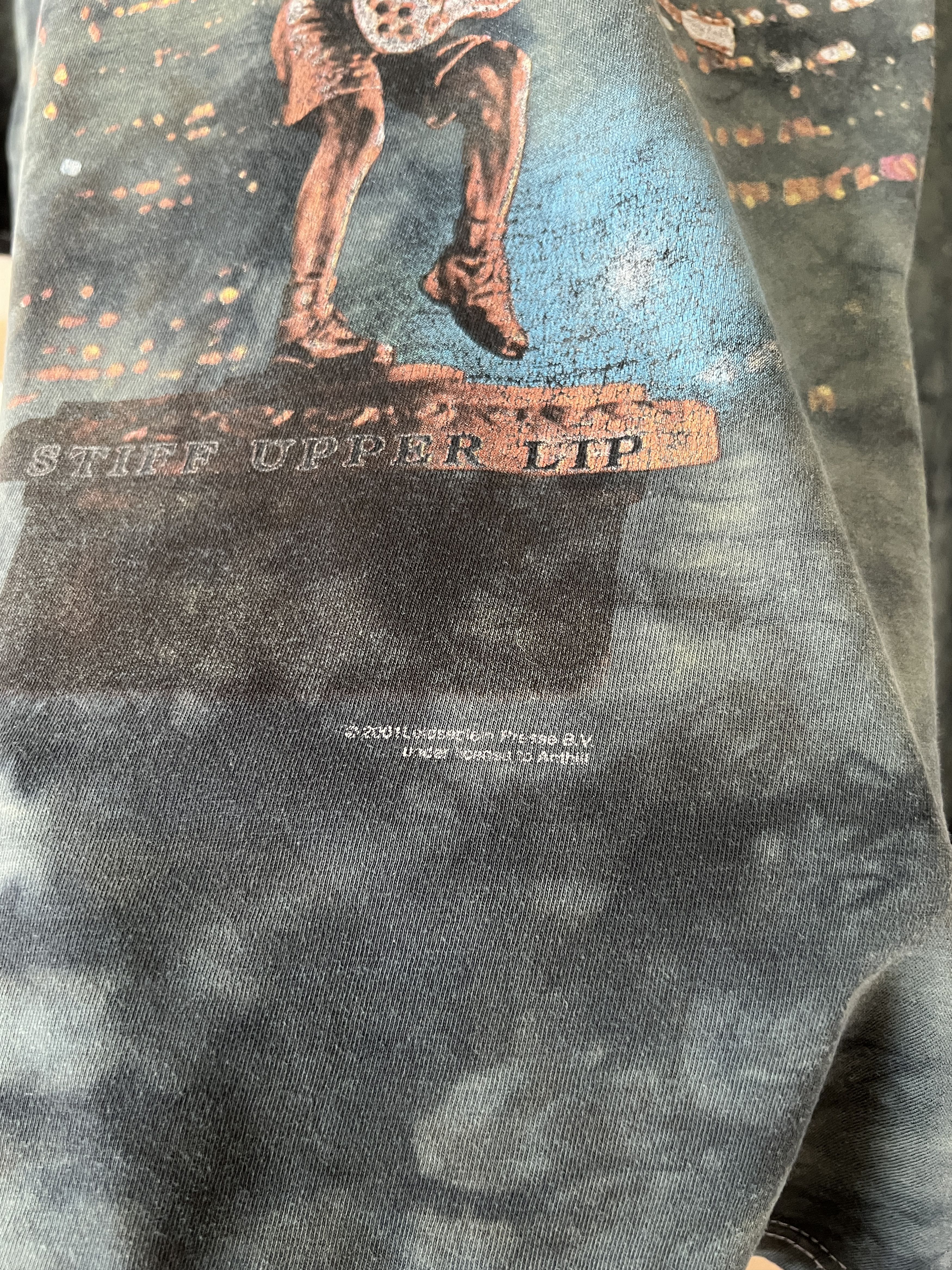 Band Tees Vintage 2001 AC/DC Rock Band Tour Tie Dye T-shirt Size US M / EU 48-50 / 2 - 13 Thumbnail