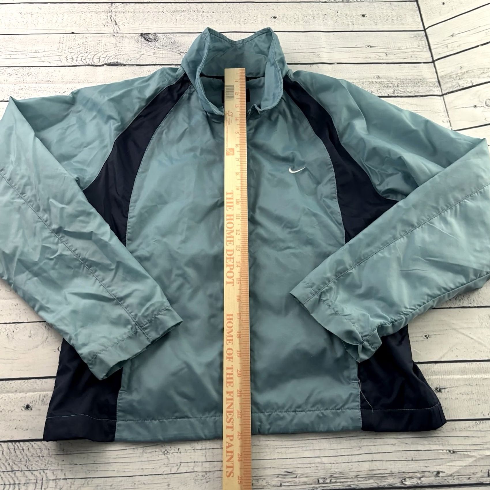 Nike VINTAGE Nike Full Zip Athletic Track Jacket Women L Blue Nike Full Zip Track Jacket Women L Blue Size L / US 10 / IT 46 - 4 Thumbnail