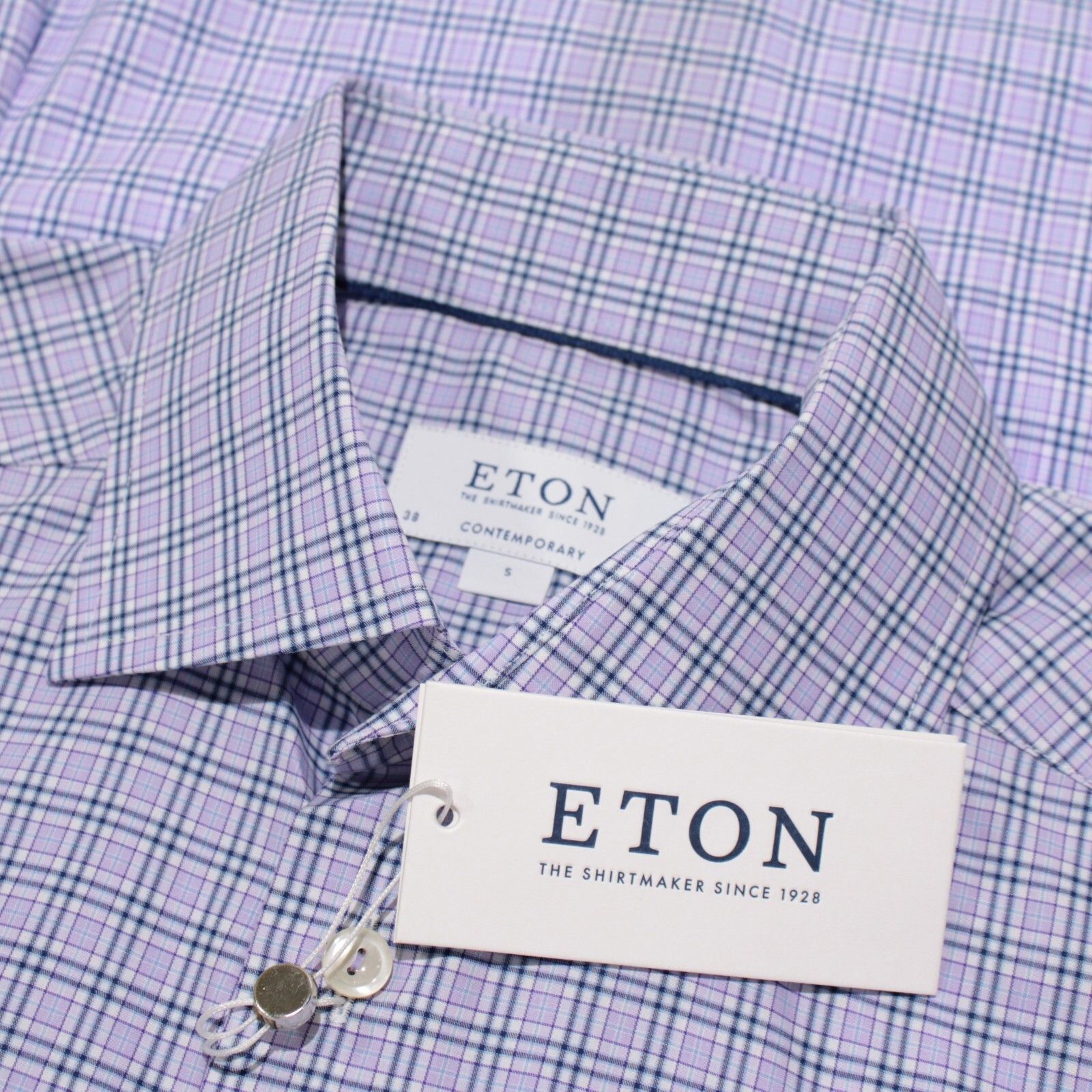 Eton Eton New with tags Shirt Size S US In Purple Size US S / EU 44-46 / 1 - 1 Thumbnail