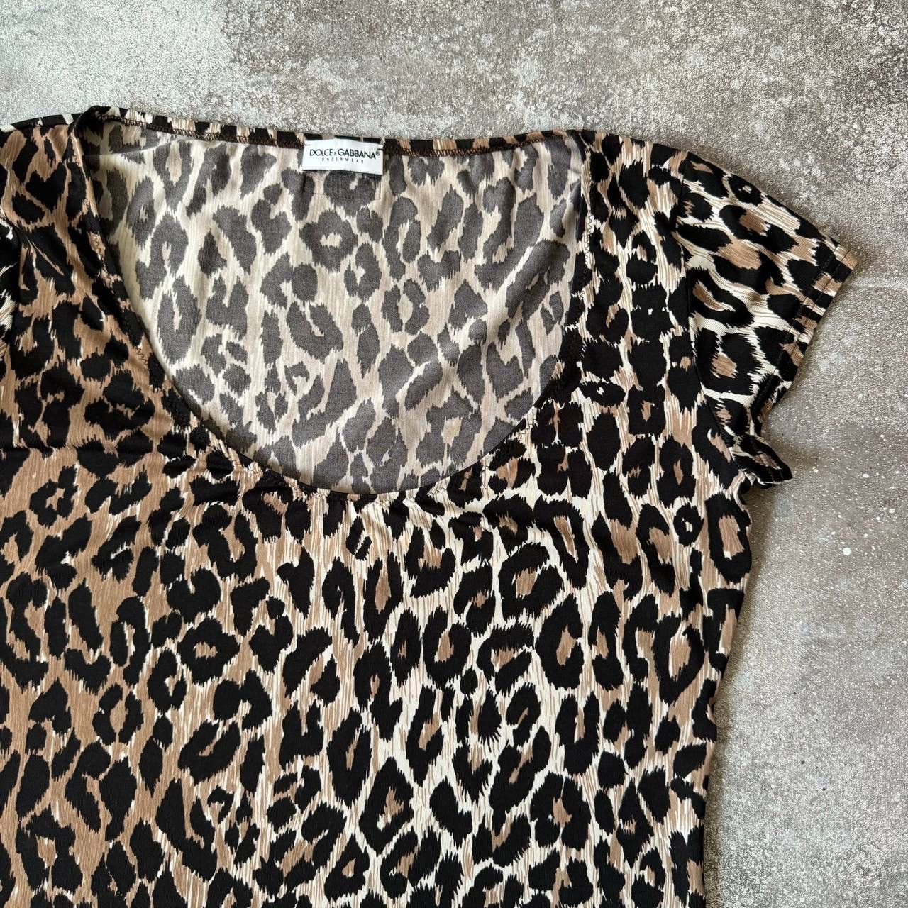 Dolce & Gabbana D&G Dolce & Gabbana Underwear Leopard T-Shirt Size S / US 4 / IT 40 - 3 Thumbnail