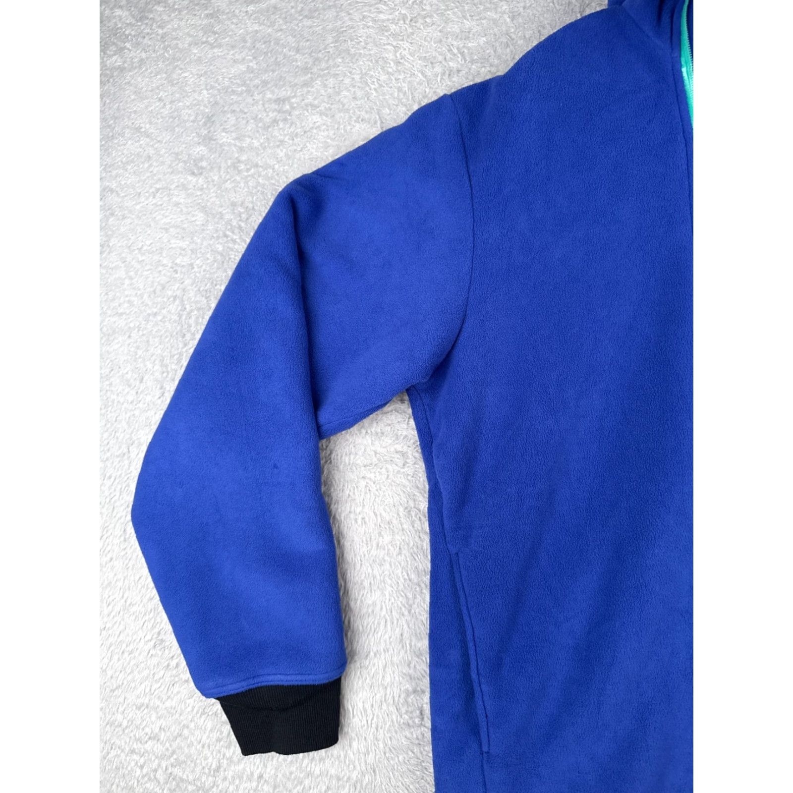 Vintage VINTAGE Columbia Jacket Adult XL Blue Full Zip Fleece Polyester Windbreaker Pockets Men’s 44 in Chest Regular Size US XL / EU 56 / 4 - 3 Thumbnail