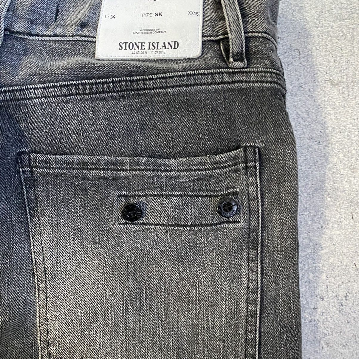 Stone Island Vintage Stone Island Jeans Denim Pants Rare S.I Denims Size US 31 - 5 Thumbnail
