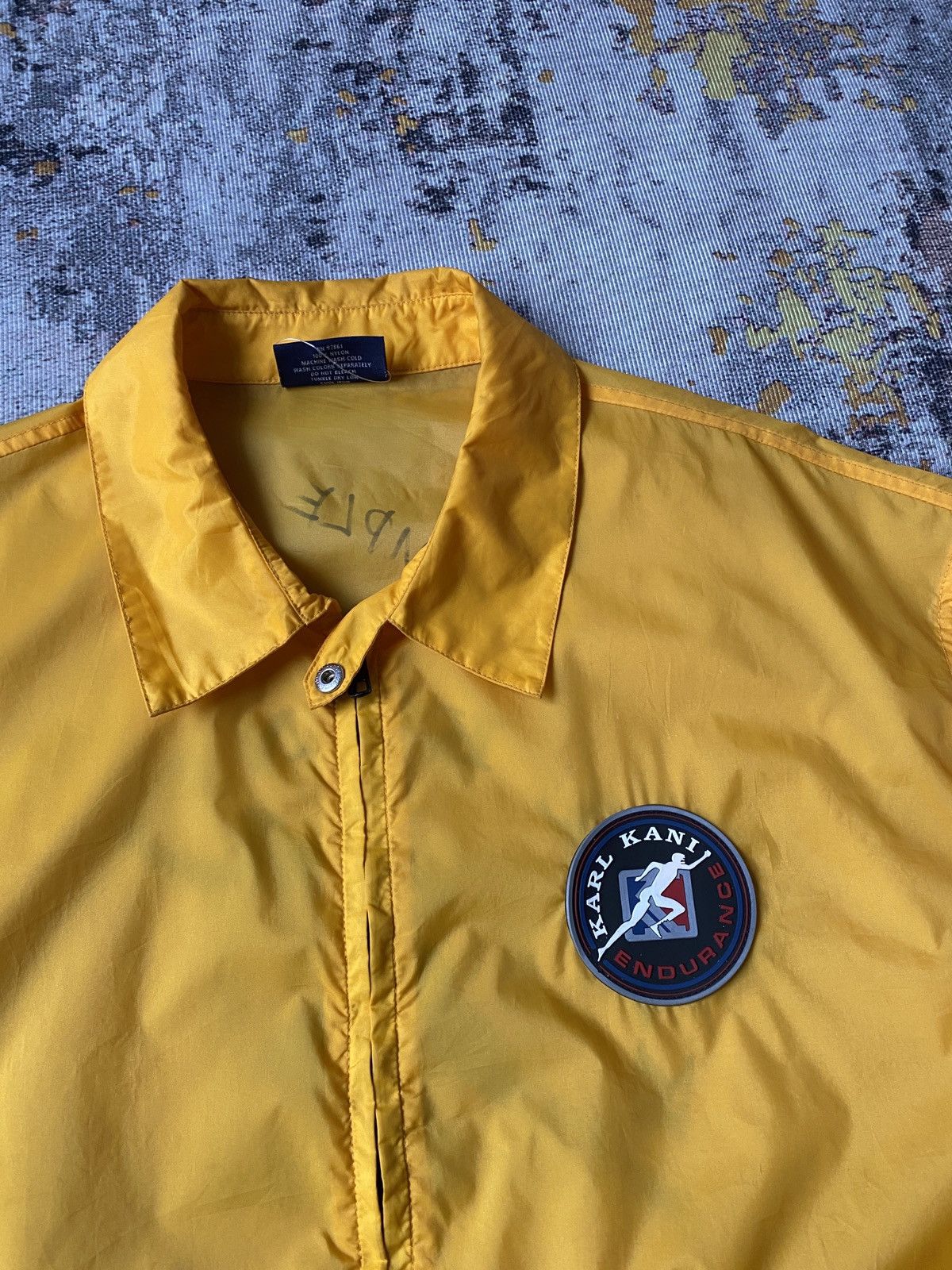 Vintage Vintage 90’s Karl Kani Big Logo Back Hit Windbreaker Jacket Size US XL / EU 56 / 4 - 7 Thumbnail