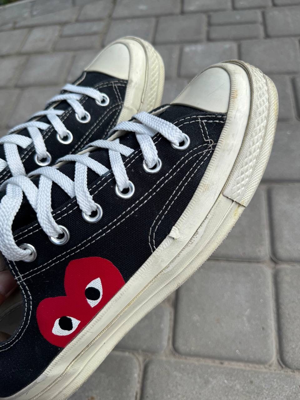 Comme des Garcons Converse Comme Des Garcons Chuck Taylor Low Trainers 7 Size US 7 / EU 40 - 8 Thumbnail