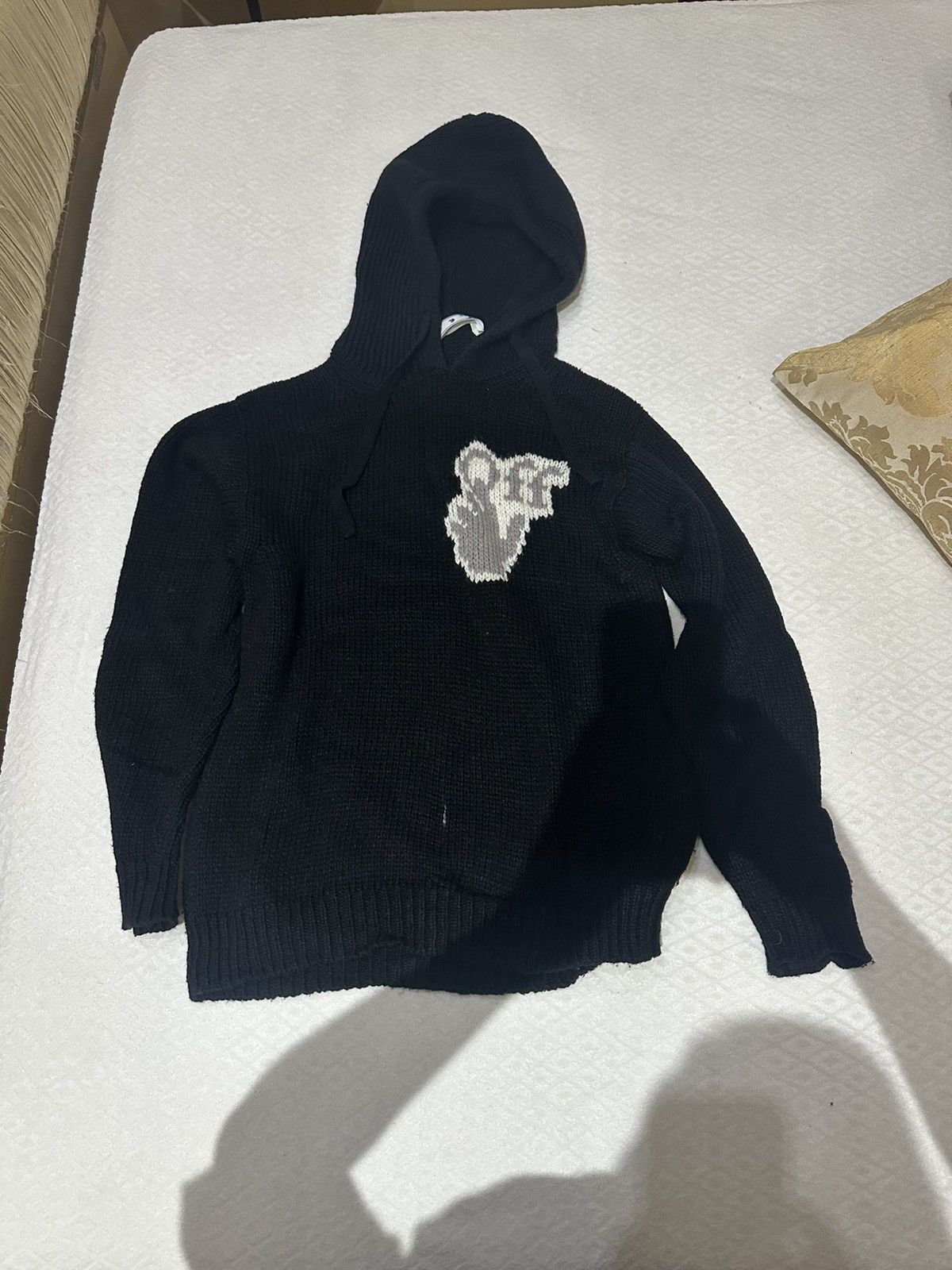 Off-White Off White hand off chuck knitwear hoodie Size US S / EU 44-46 / 1 - 3 Thumbnail