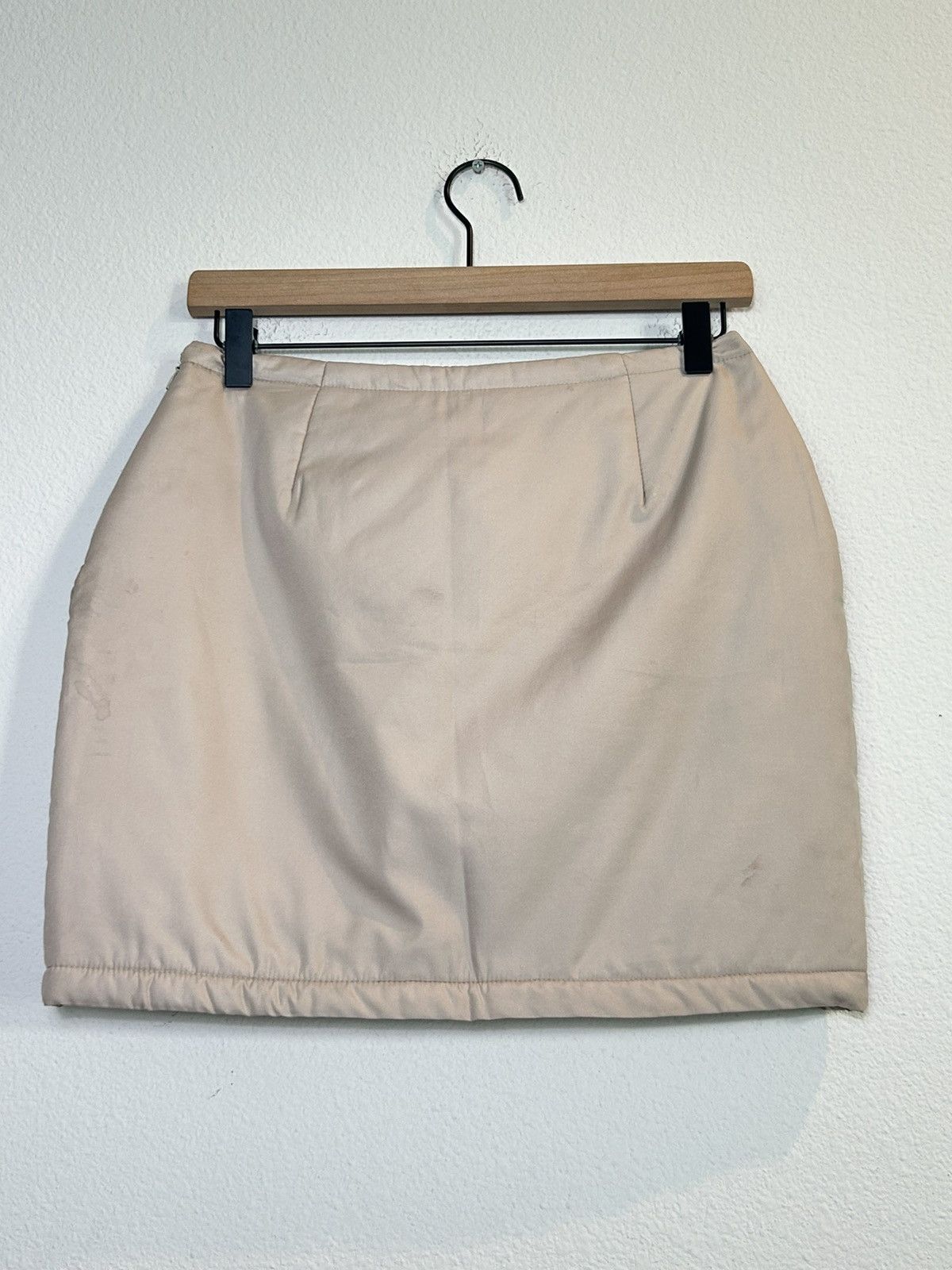 Helmut Lang 90’s Nylon Padded Mini Skirt Size 27" / US 4 / IT 40 - 3 Thumbnail