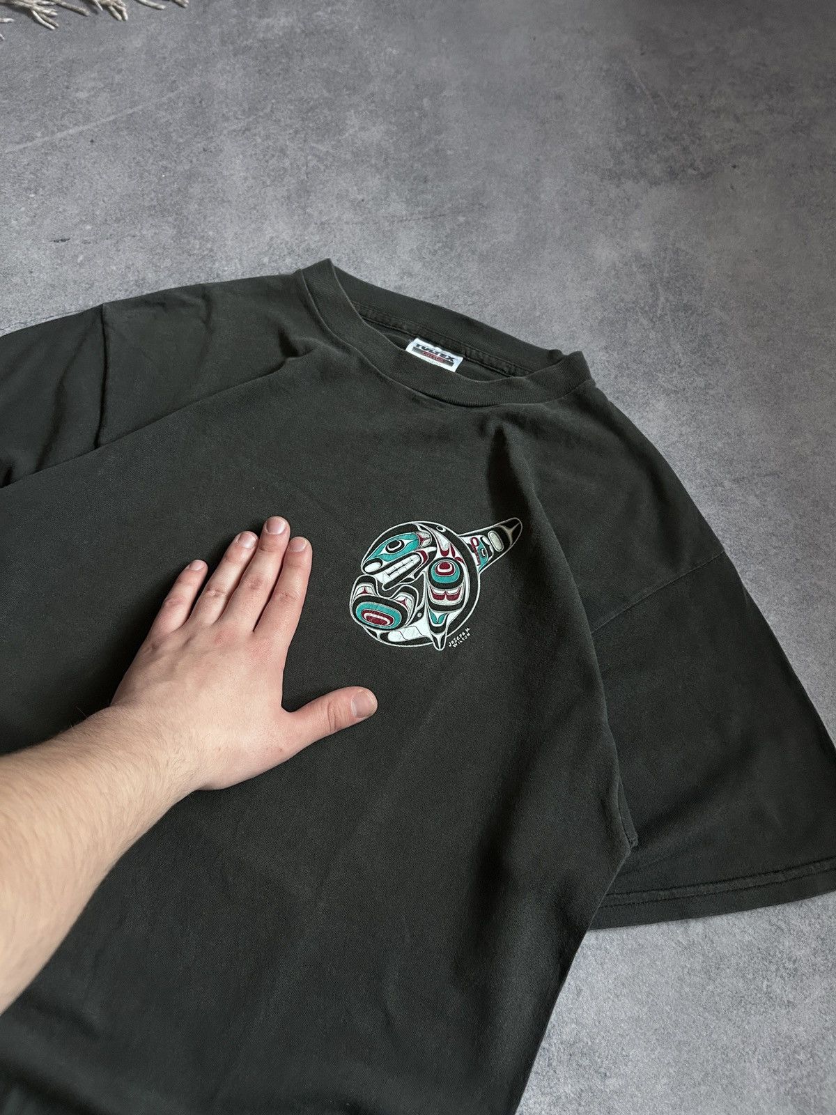 Vintage Joseph M.Wilson design art shirt vintage mens