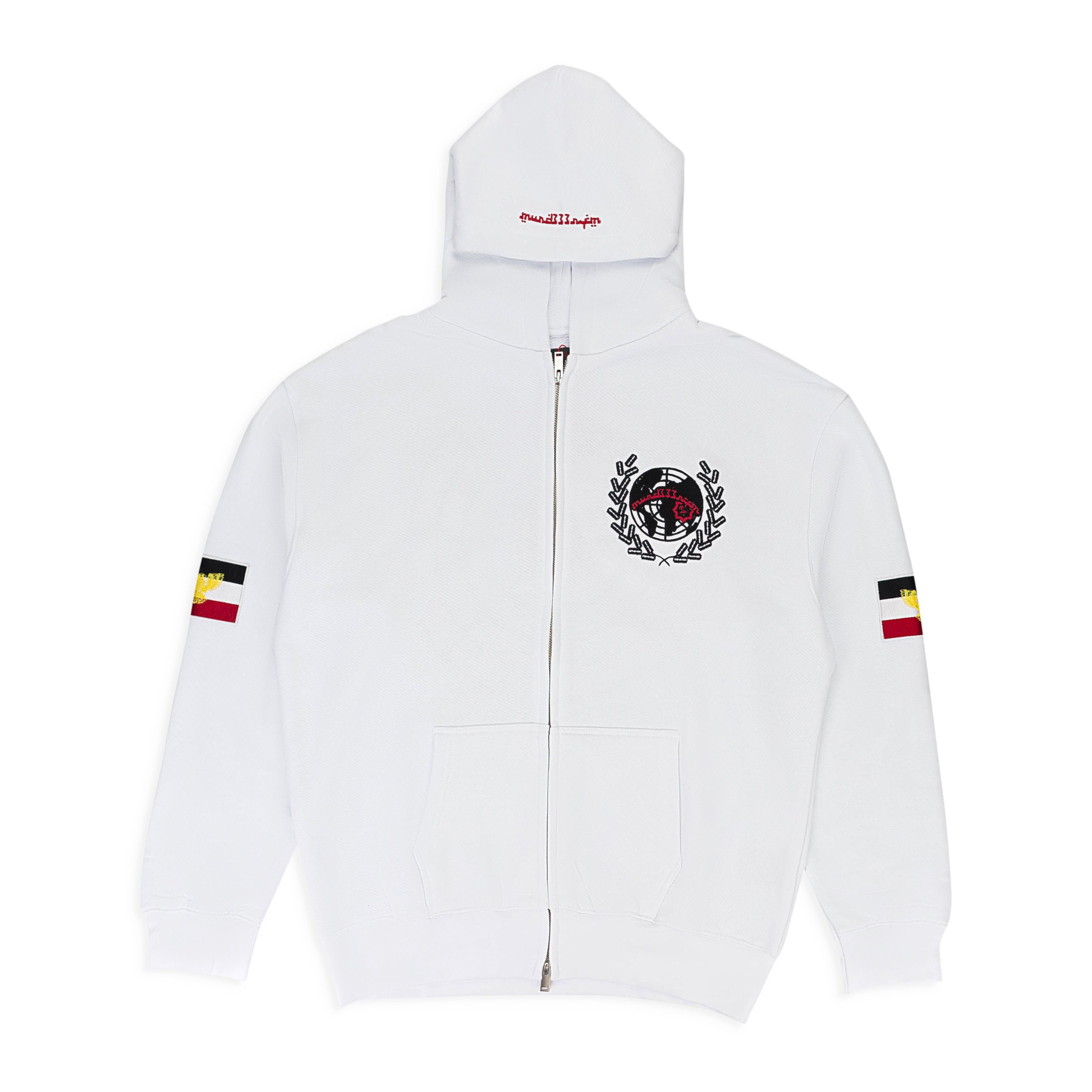 murd333r.fm MURD333R.FM WHITE PEACEMAKER 2 HOODIE SIZE M Size US M / EU 48-50 / 2 - 1 Thumbnail