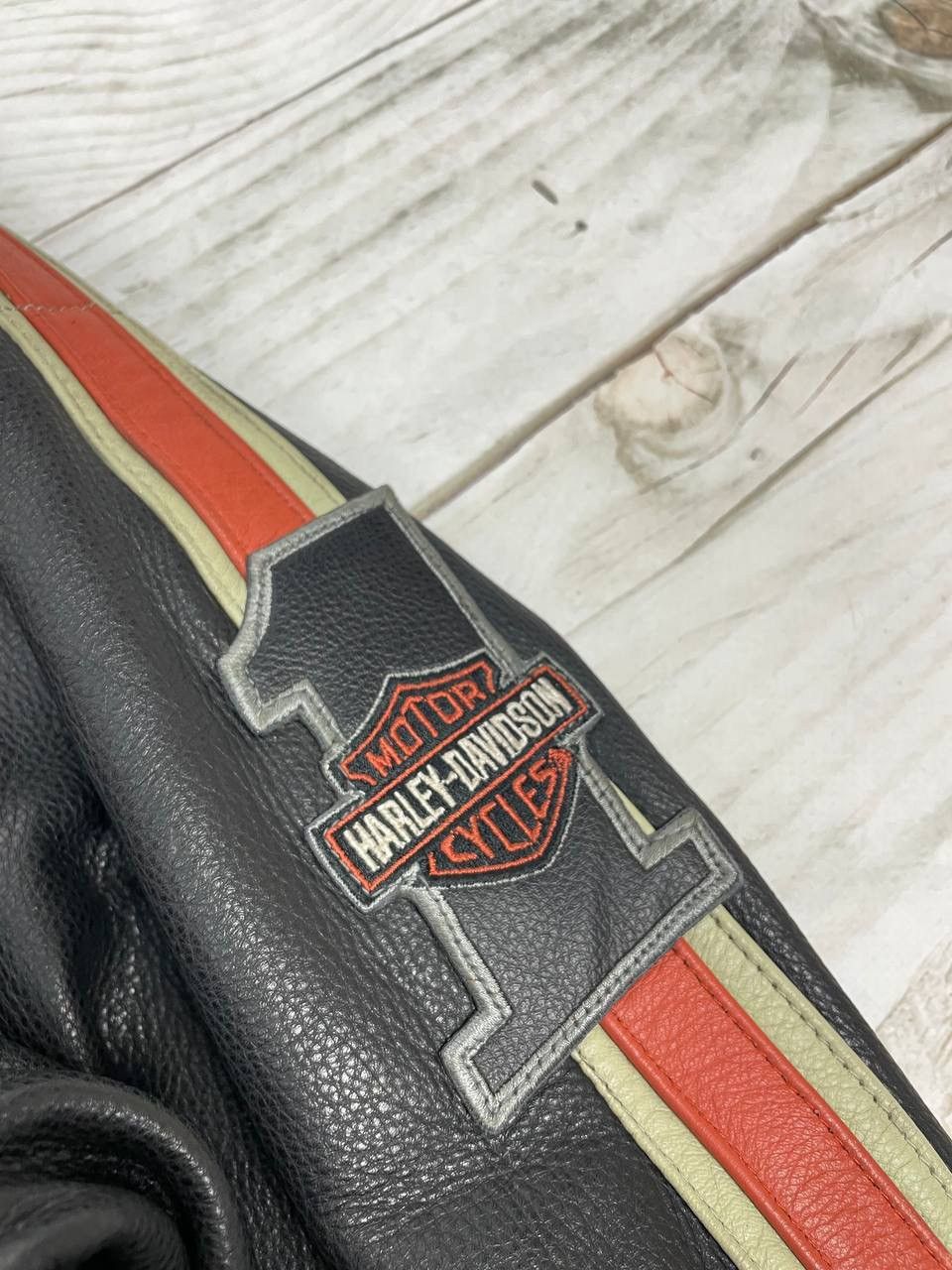 Harley Davidson Vintage Harley Davidson Motorcycle Leather Jacket Biker 90s Size US XXL / EU 58 / 5 - 21 Thumbnail