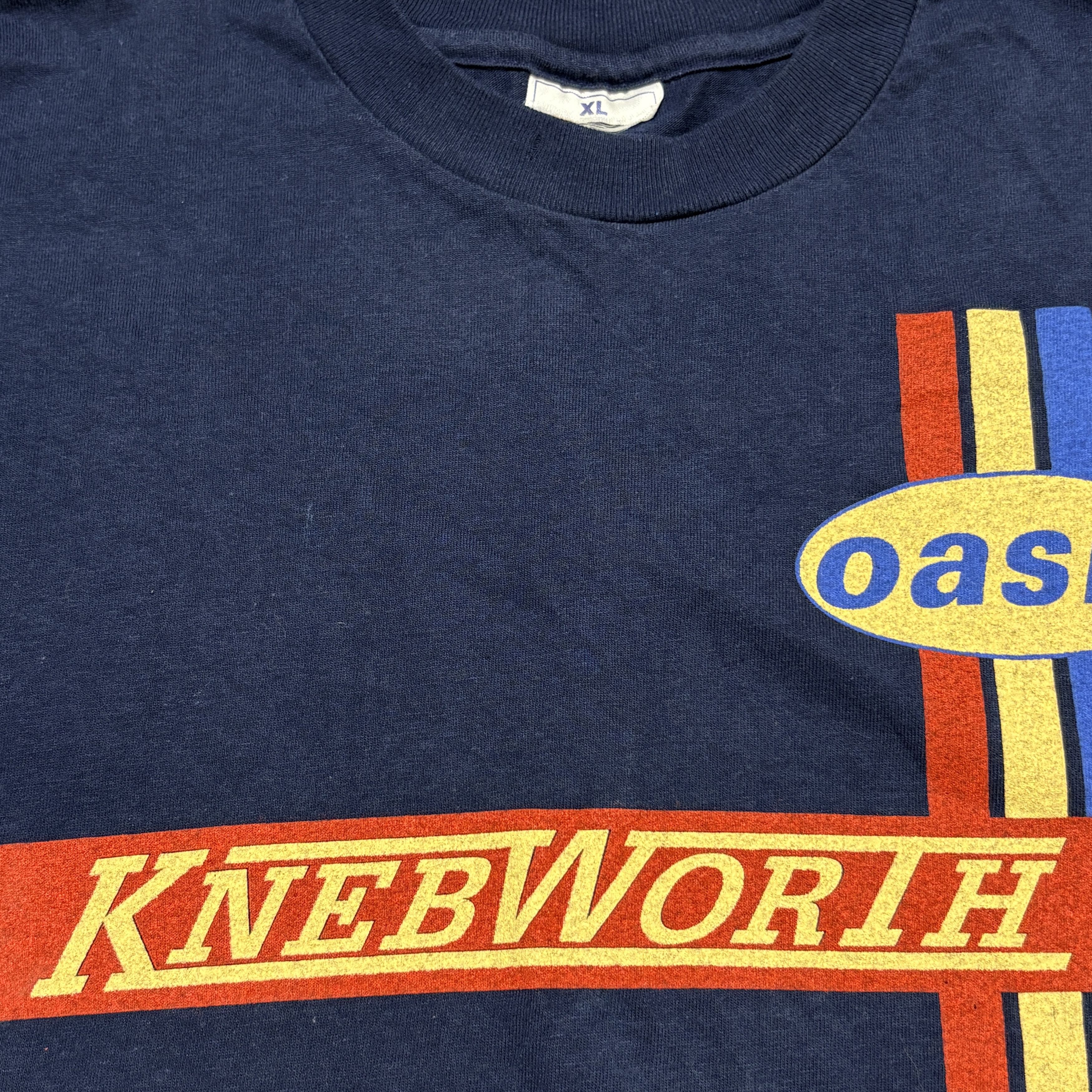 Band Tees Vintage Oasis Shirt 90s Tour Knebworth Britpop Rock Band Tee Size US XL / EU 56 / 4 - 7 Thumbnail