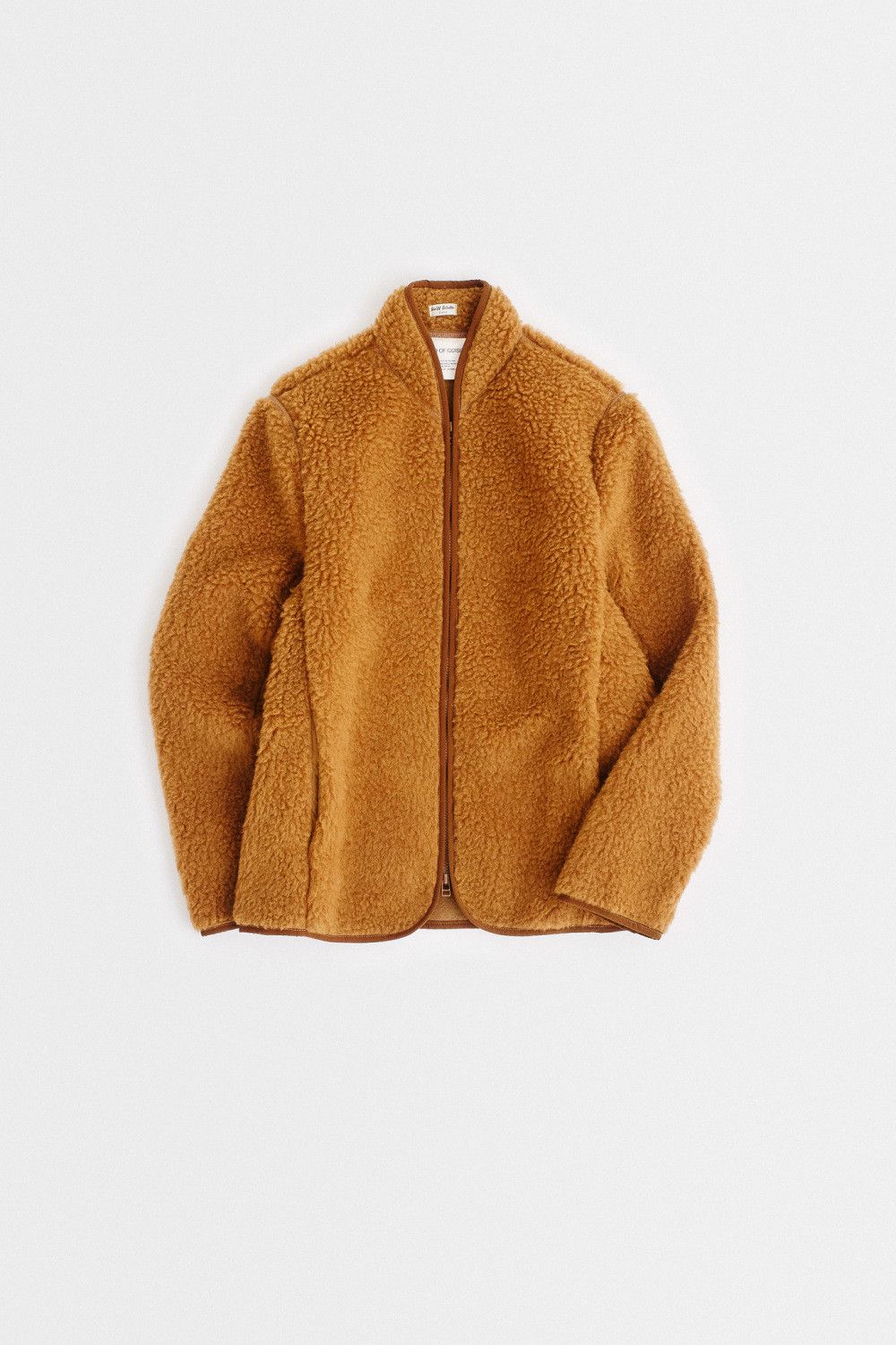 💚 AW23 A Kind Of Guise Floki Fleece Jacket Caramel NEW