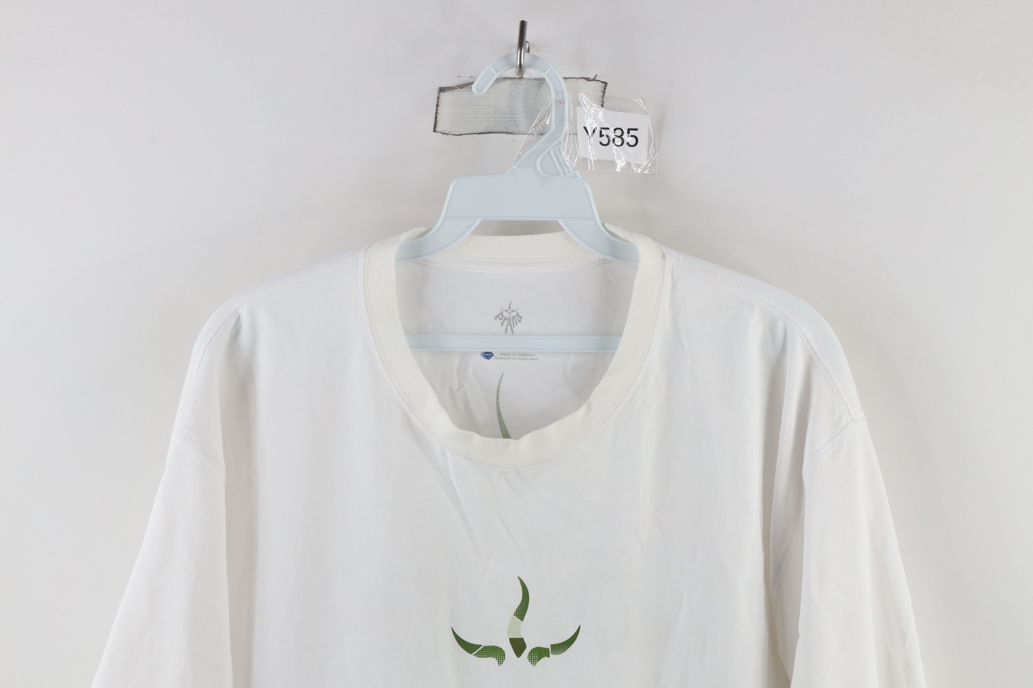 Prana × Vintage Vintage prAna Breathe Big Logo Short Sleeve T-Shirt White Size US XL / EU 56 / 4 - 2 Thumbnail