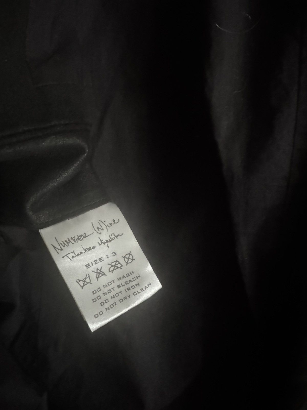 Number (N)ine × Takahiromiyashita The Soloist. SS06 Lamb Leather Blazer Size 34S - 6 Thumbnail