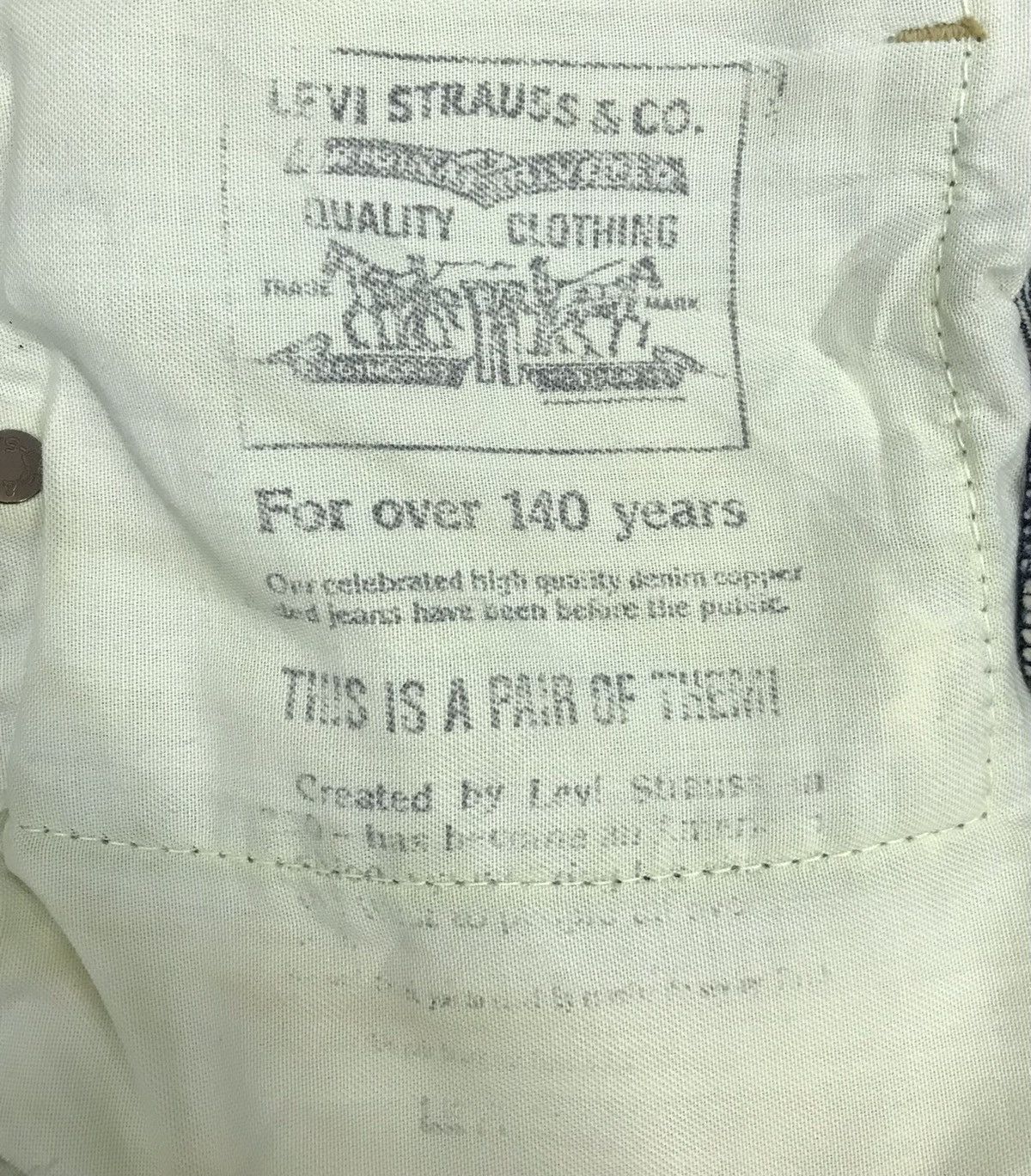 Levi's × Vintage Vintage Levi’s Big E Denim Pants Size US 31 - 17 Thumbnail