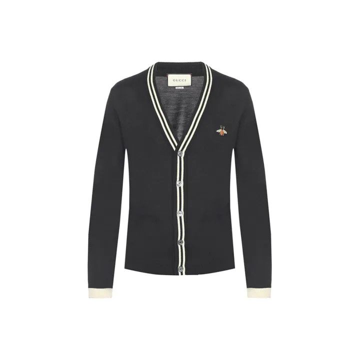 Gucci Gucci Logo Wool Knit Cardigan for Men Size US XL / EU 56 / 4 - 1 Thumbnail