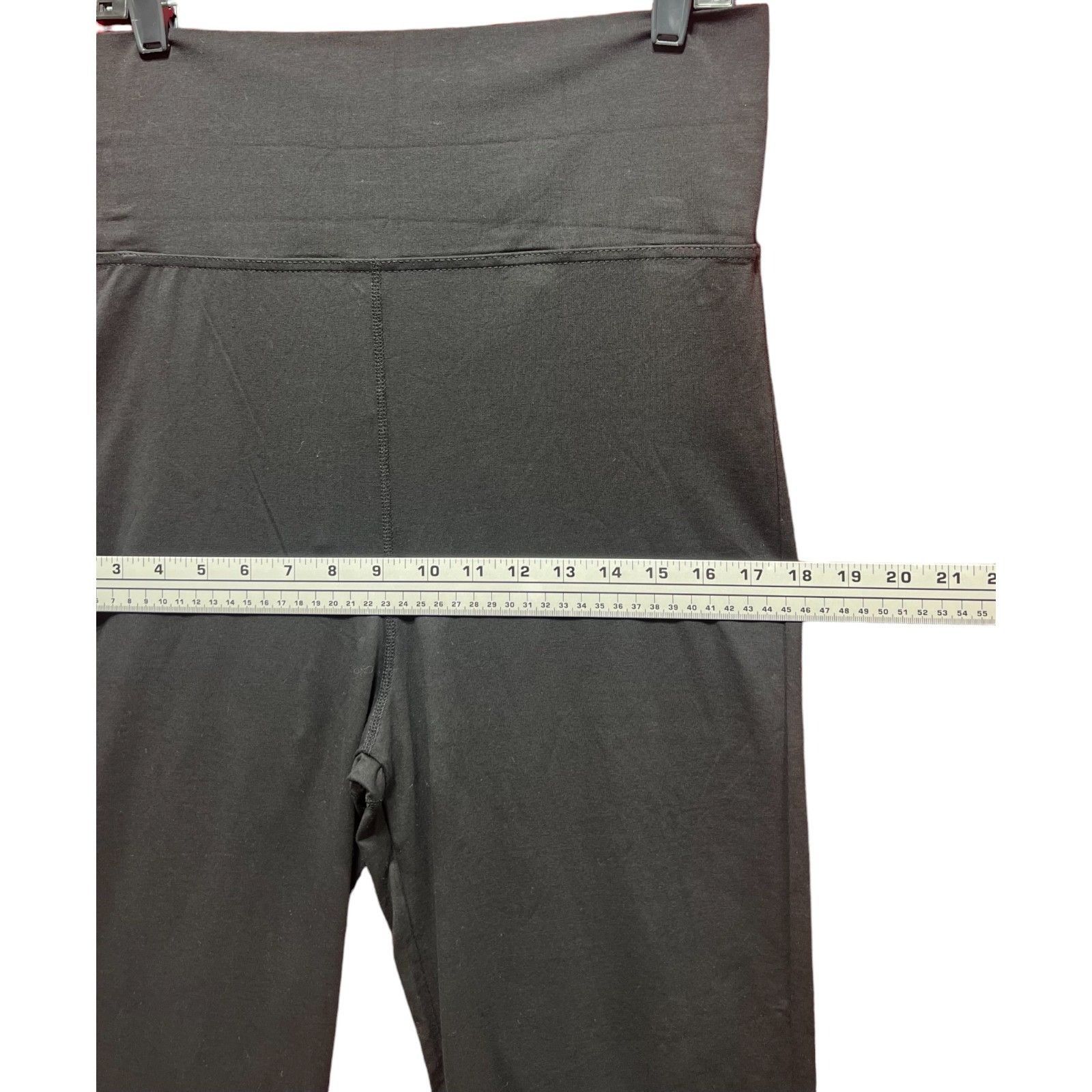 Other Faded Rose - Women's Stretch Wide Leg Pants - Black - Extra Size 34" / US 12 / IT 48 - 4 Thumbnail