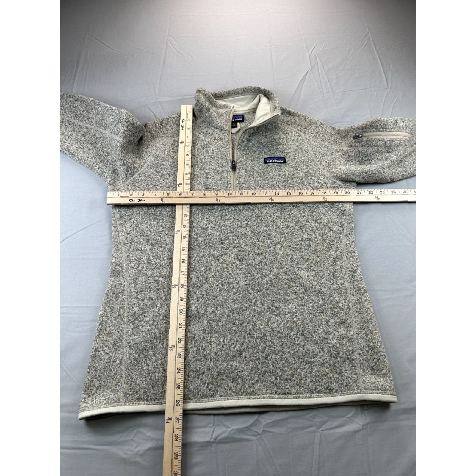 Patagonia Patagonia Fleece Pullover Women's L Gray Better Sweater Regular Raglan Sleeve Winter Casual Sweater Pullover Size L / US 10 / IT 46 - 4 Thumbnail