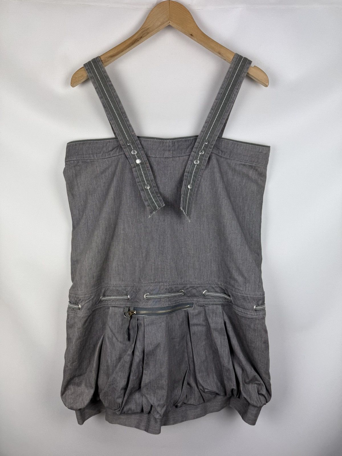 Marithe + Francois Girbaud Marithe Francois Girbaud Avant-Garde Denim Corset Dress Size XL / US 12-14 / IT 48-50 - 12 Thumbnail