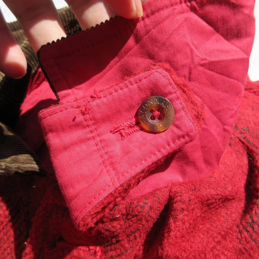 Designer × Faconnable × Vintage Vintage 1980s Faconnable french Red Tartan Jacket Shell Wol Size US M / EU 48-50 / 2 - 4 Thumbnail