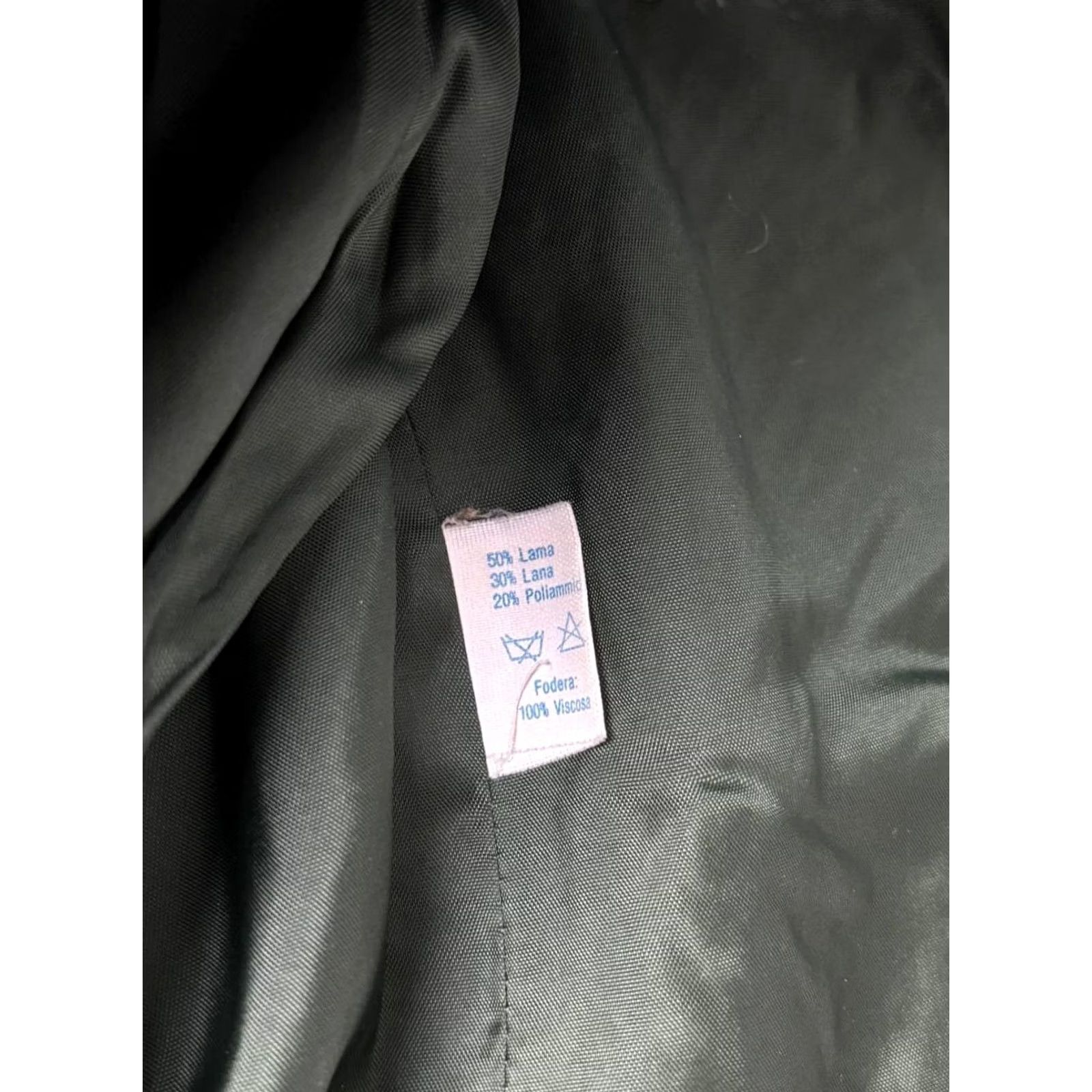 Vintage Luisa Spagnoli Coat Womens Long Gray Plaid Lama Button Up L Adults Women Midwest Style? Size L / US 10 / IT 46 - 7 Thumbnail