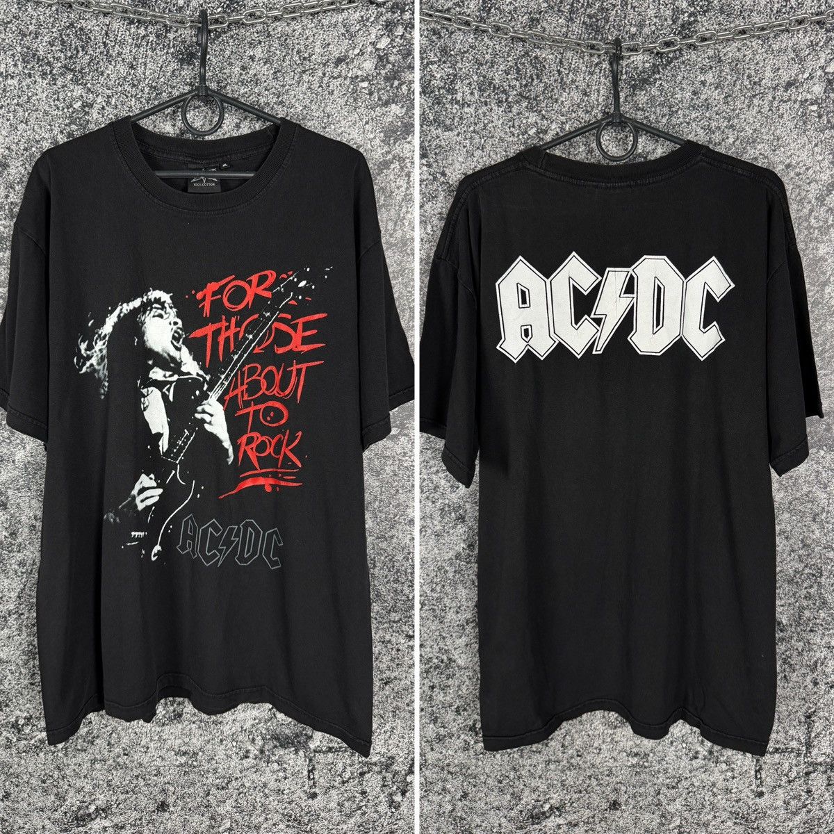AC/DC AC/DC For Those About To Rock T-Shirt Vintage Band Tee XL Size US XL / EU 56 / 4 - 1 Thumbnail
