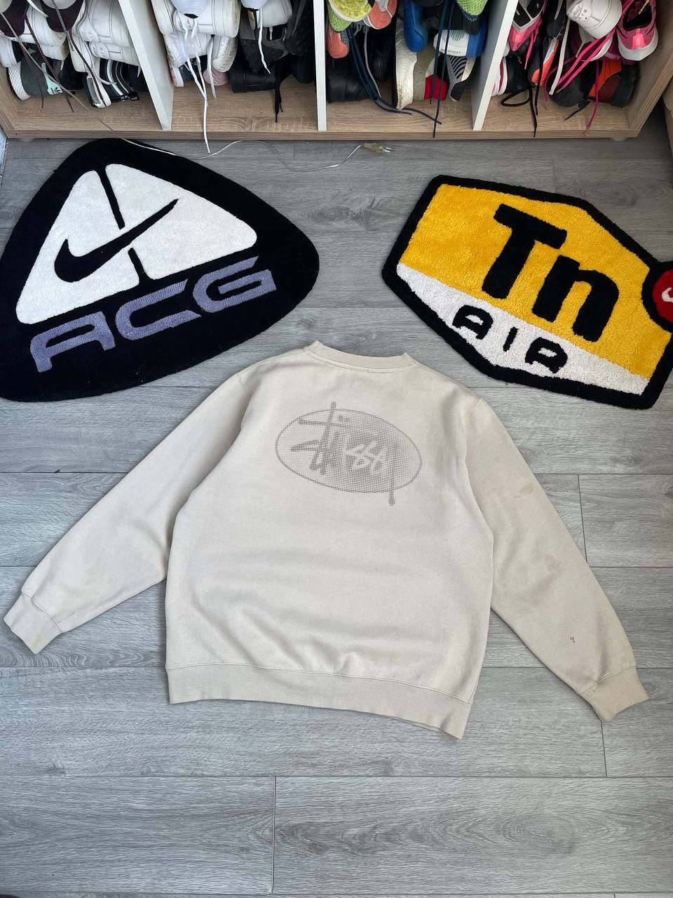 Streetwear × Stussy × Vintage vintage rare 90s stussy big logo sweatshirt Size US M / EU 48-50 / 2 - 13 Thumbnail