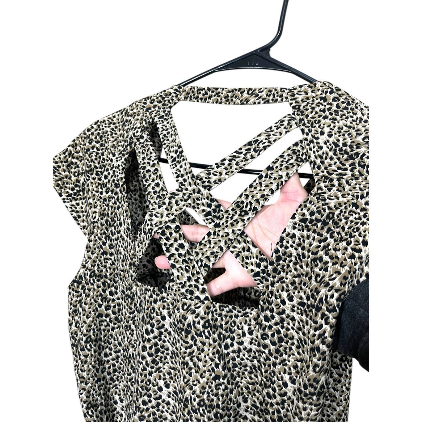 Other Vintage Y2K 90's J.B.S. Ltd Women's Dress Animal Print Strappy Back Size 8 Size M / US 6-8 / IT 42-44 - 7 Thumbnail