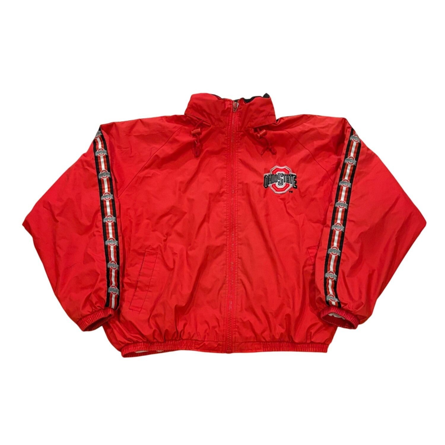 Pro Player Vintage 1990's Pro Player Ohio State Buckeyes Hooded Windbre Size US XL / EU 56 / 4 - 1 Thumbnail