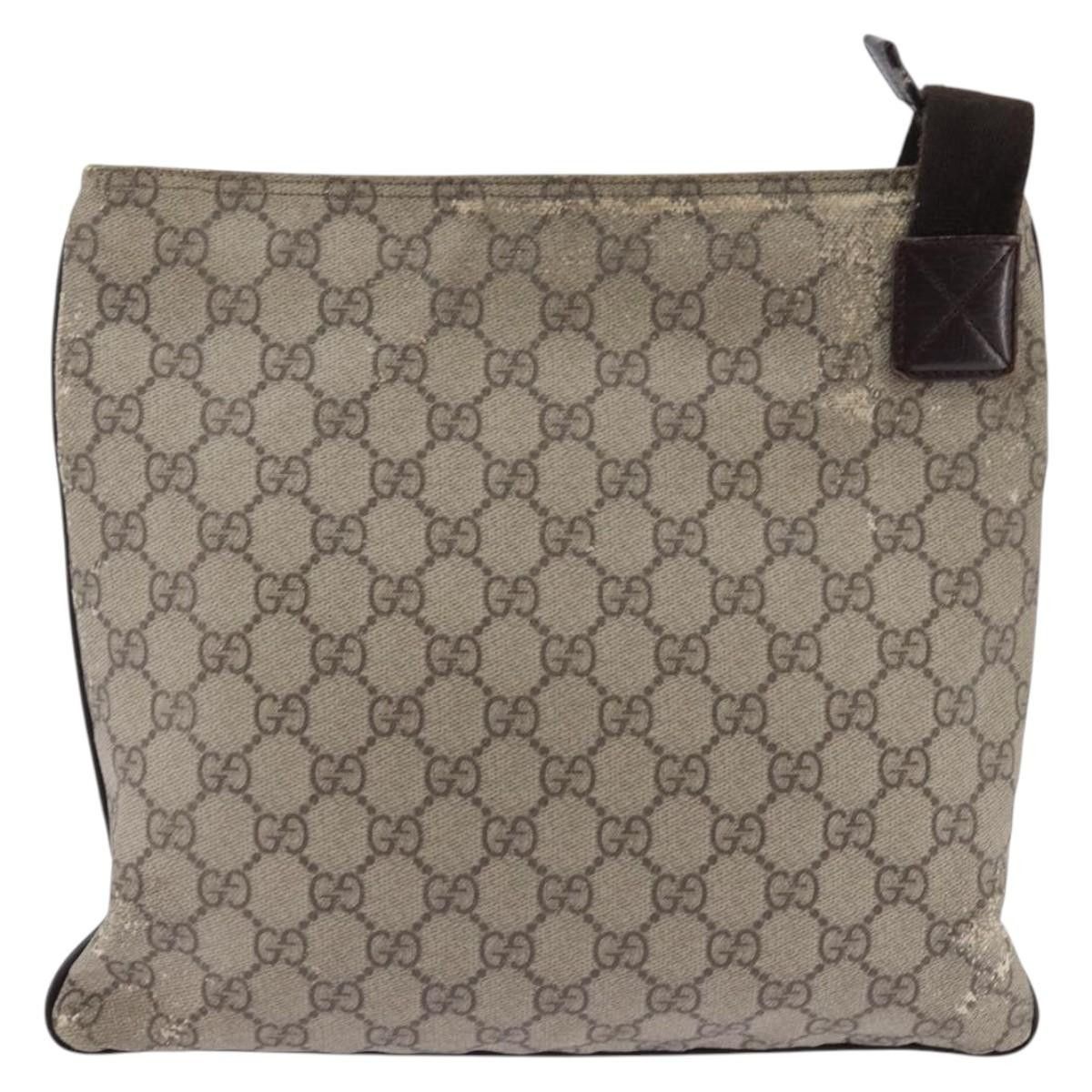 Gucci GUCCI GG Supreme Shoulder Bag Pvc Beige Size ONE SIZE - 3 Thumbnail