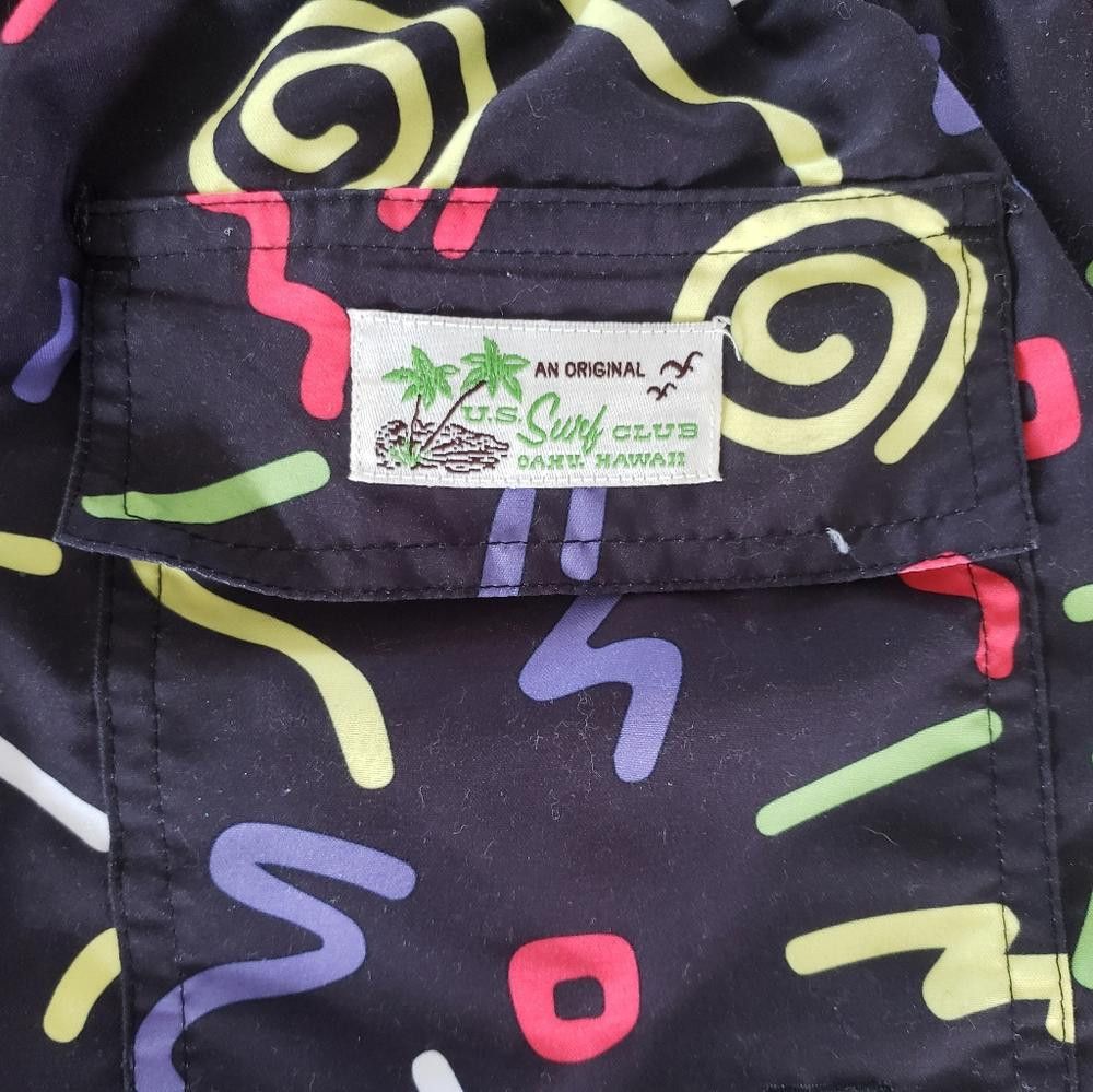 Designer Multicolored U.S. Surf Club Board Short Size US 32 / EU 48 - 3 Thumbnail