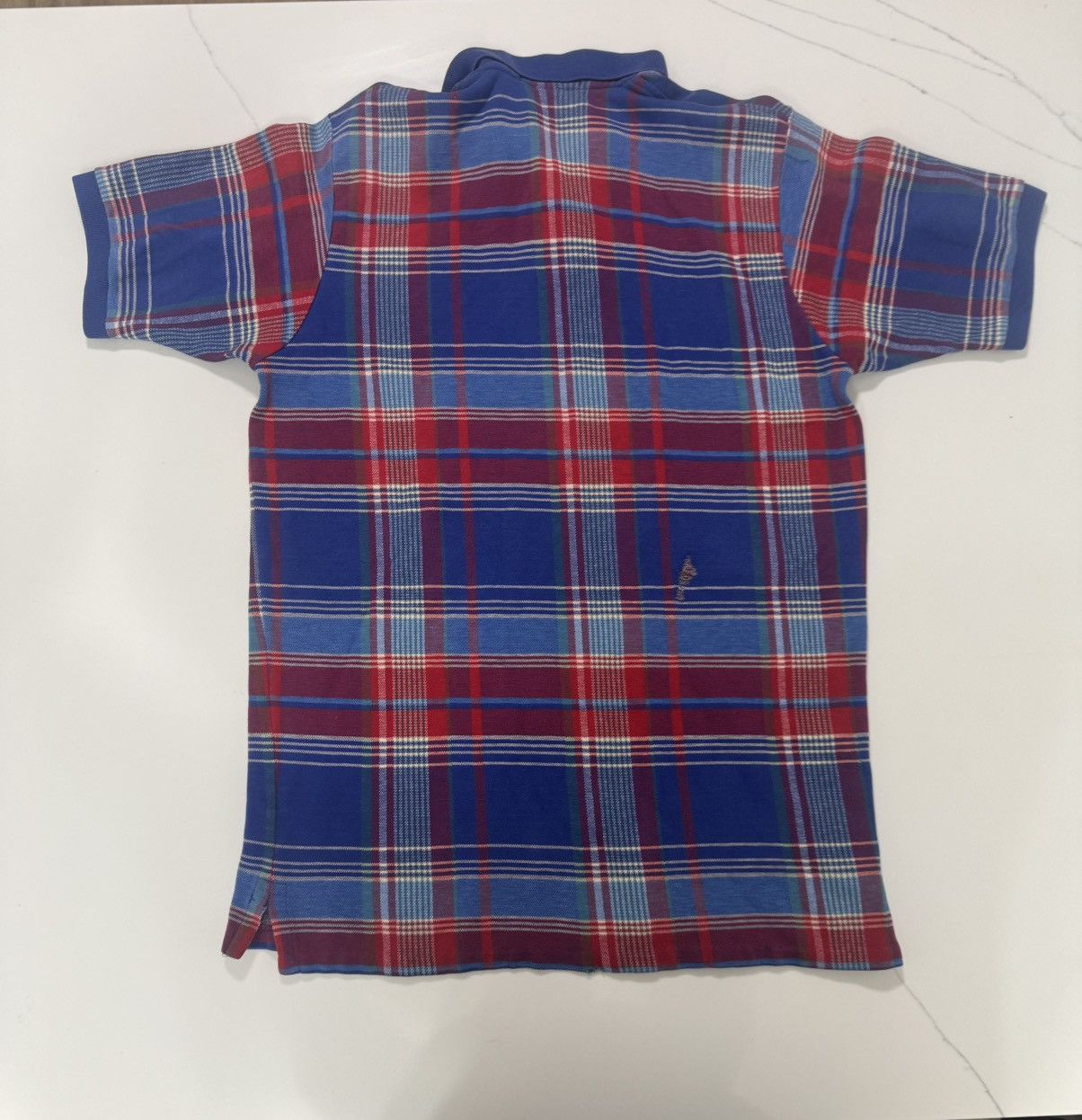 Polo Ralph Lauren Vintage 90s Polo Ralph Lauren Plaid Knit Polo 🇺🇸 Size US L / EU 52-54 / 3 - 2 Thumbnail