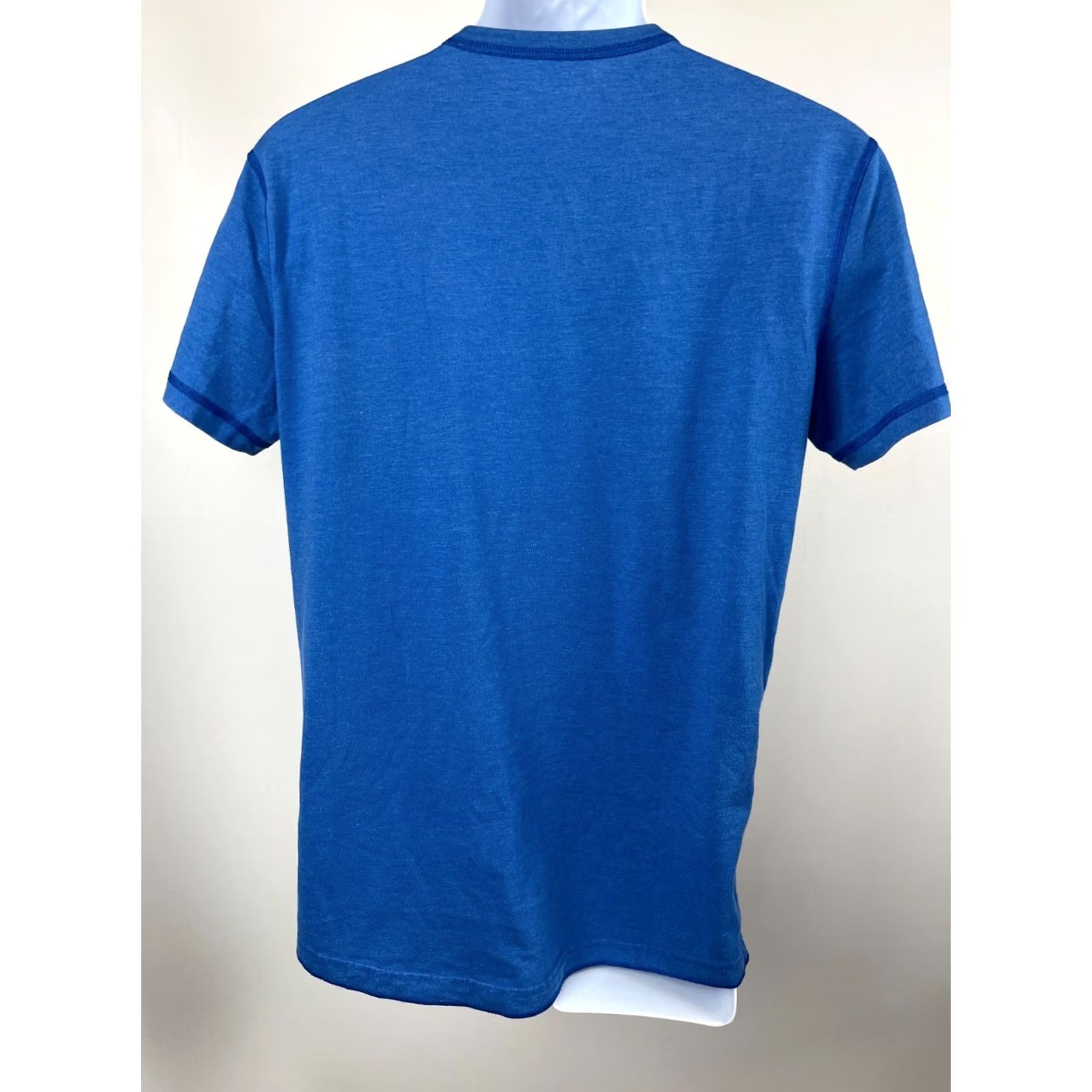 American Eagle Outfitters American Eagle Outfitters T-Shirt Mens S Blue Cotton Blend Pullover Short Sleeve Crew Neck Graphic Logo 1/2 Zip Size US S / EU 44-46 / 1 - 6 Thumbnail