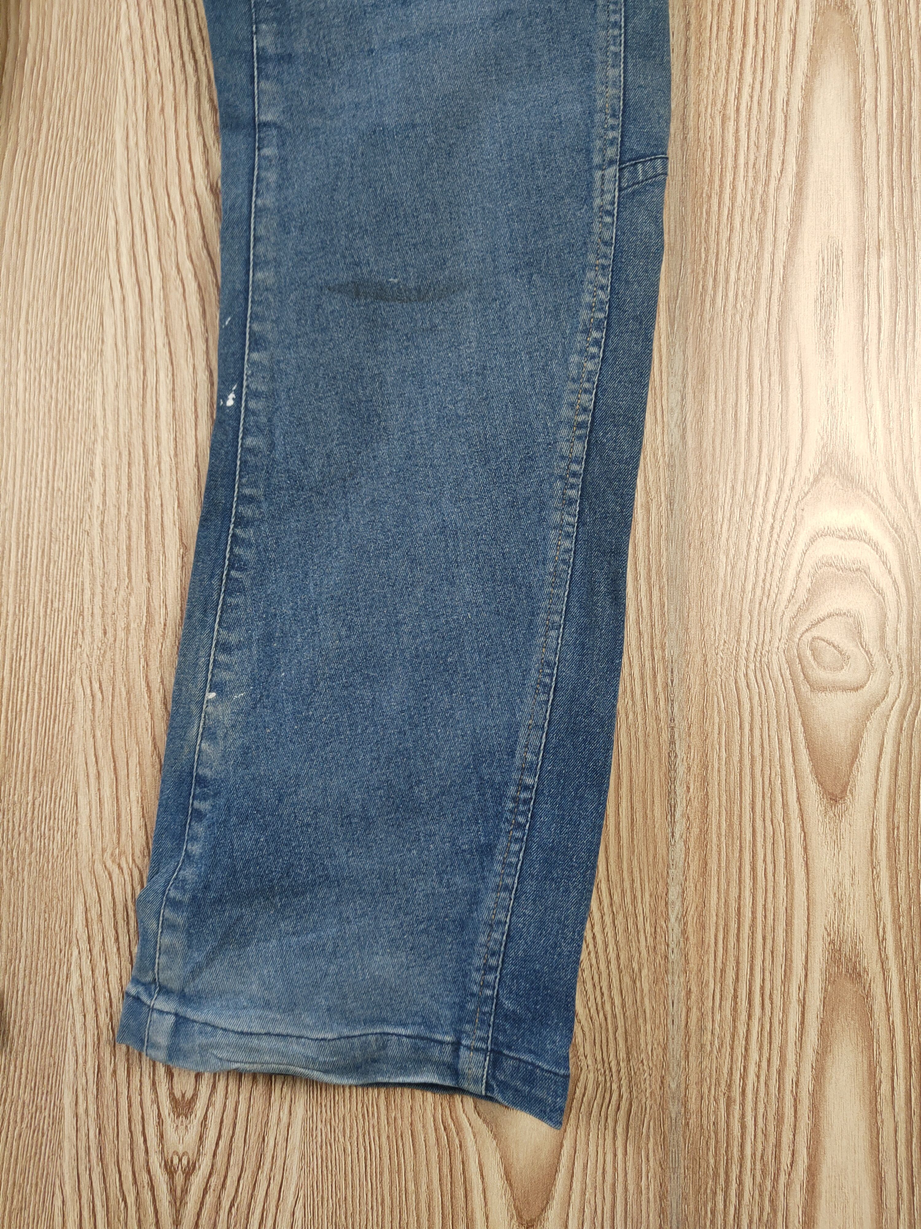 Japanese Brand FieldCore Blue Distressed Ripped Jeans #W098 Size US 34 / EU 50 - 11 Thumbnail
