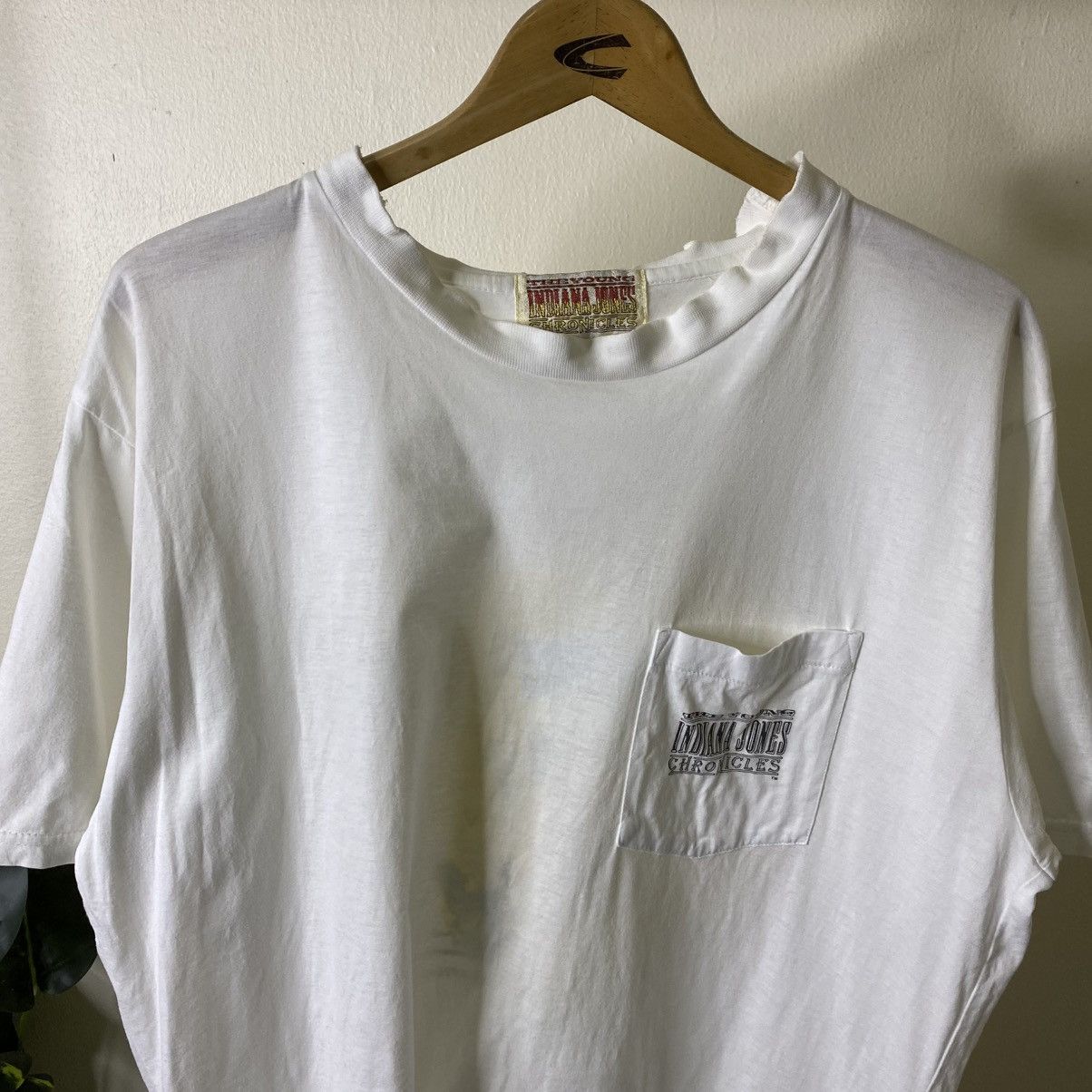 Vintage 1992 The Young Indiana Jones Chronicle Movie Promo T Shirt Size US XL / EU 56 / 4 - 8 Thumbnail