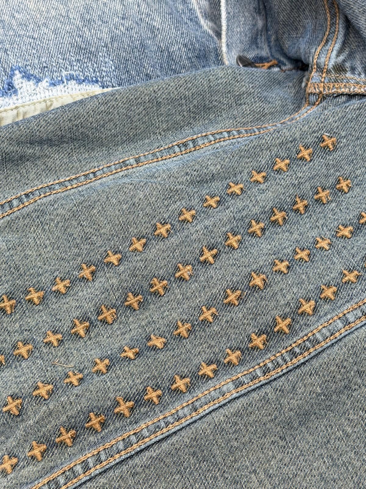 Ksubi new Ksubi mens embroidered jacket medium m denim blue Size US M / EU 48-50 / 2 - 7 Thumbnail
