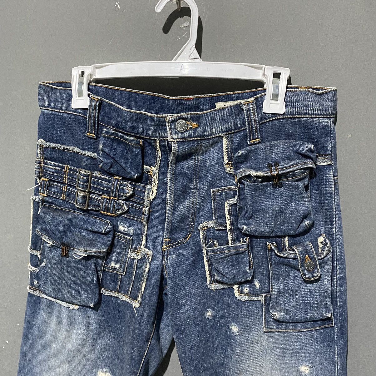 If Six Was Nine Distressed Multi Pocket ifsixwasnine lgb style sunaokuwahara Size US 32 / EU 48 - 2 Thumbnail