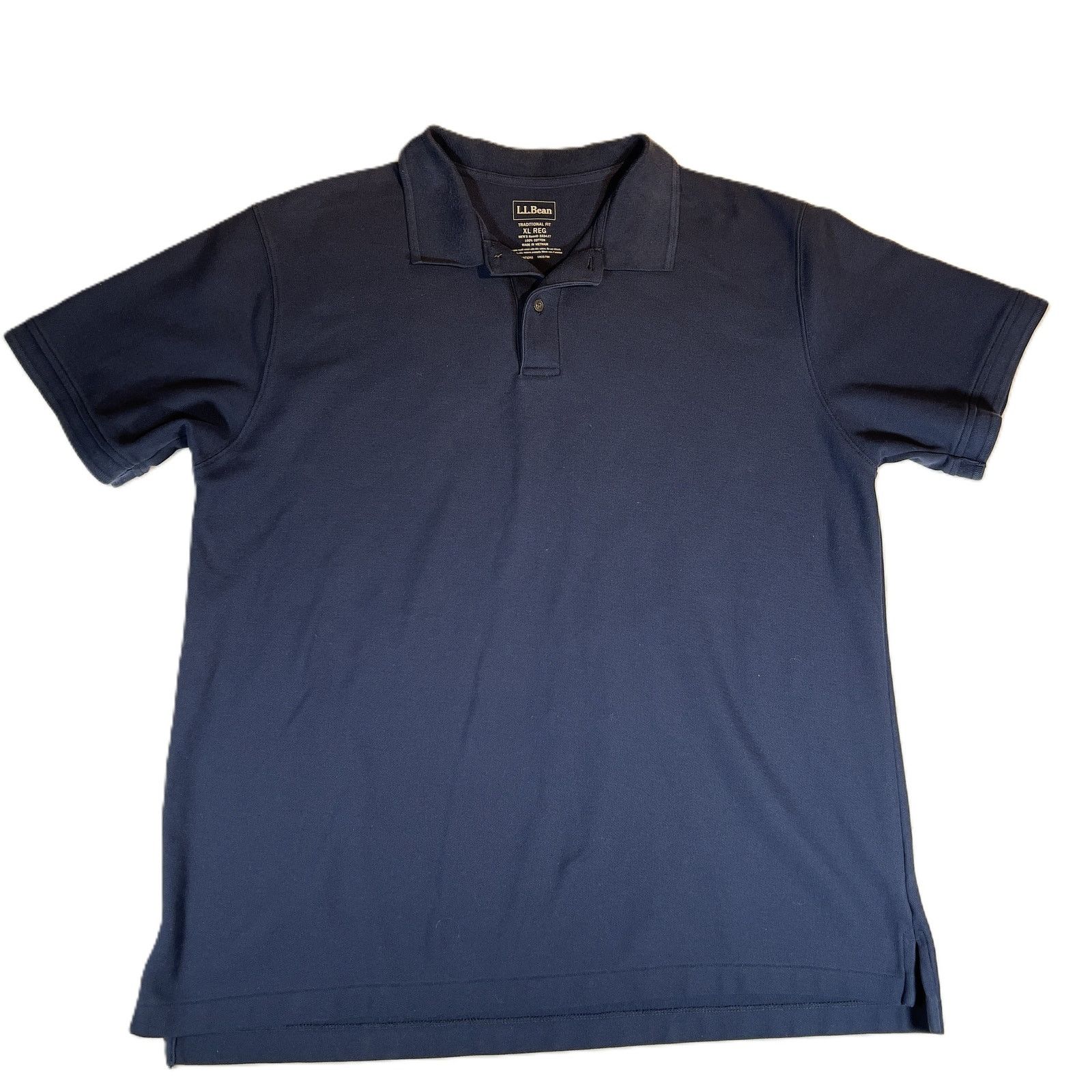 L.L. Bean L.L. Bean Polo Shirt Men XL 100% Cotton Blue #233437 Classic Size US XL / EU 56 / 4 - 1 Thumbnail