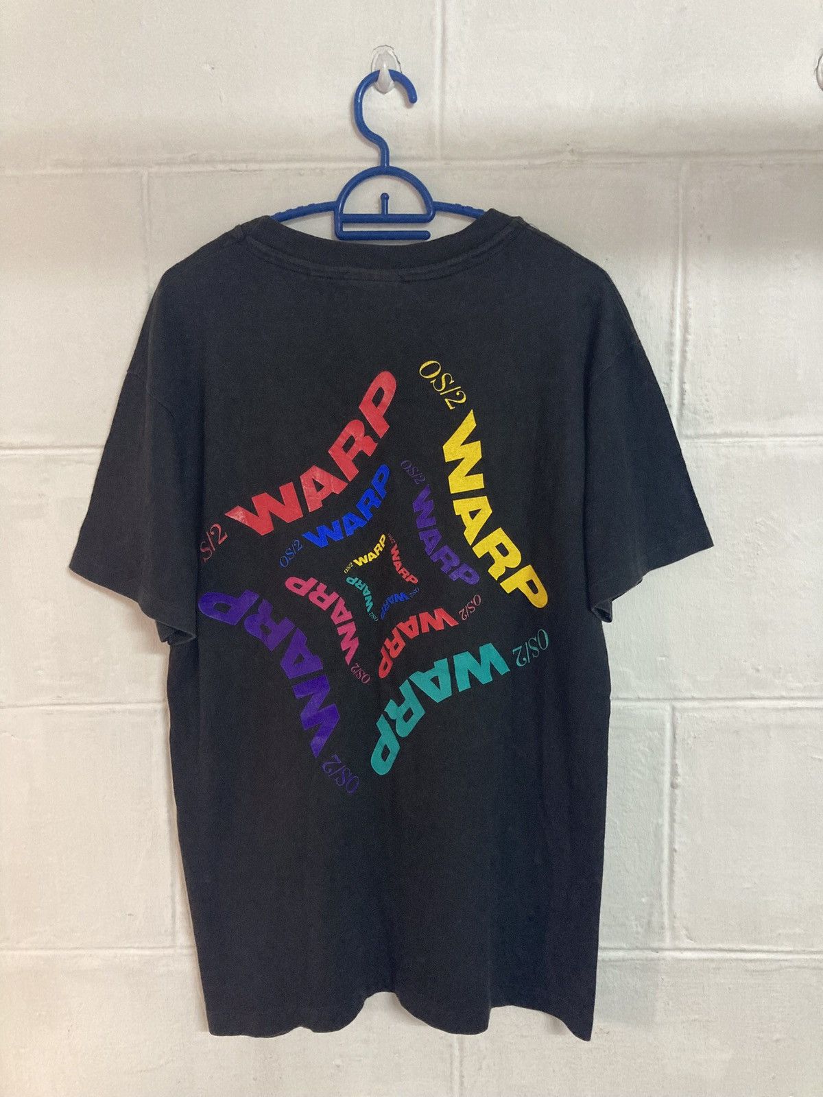 Vintage Vintage 90s Warp OS/2 Computer Tshirt Size US M / EU 48-50 / 2 - 2 Thumbnail